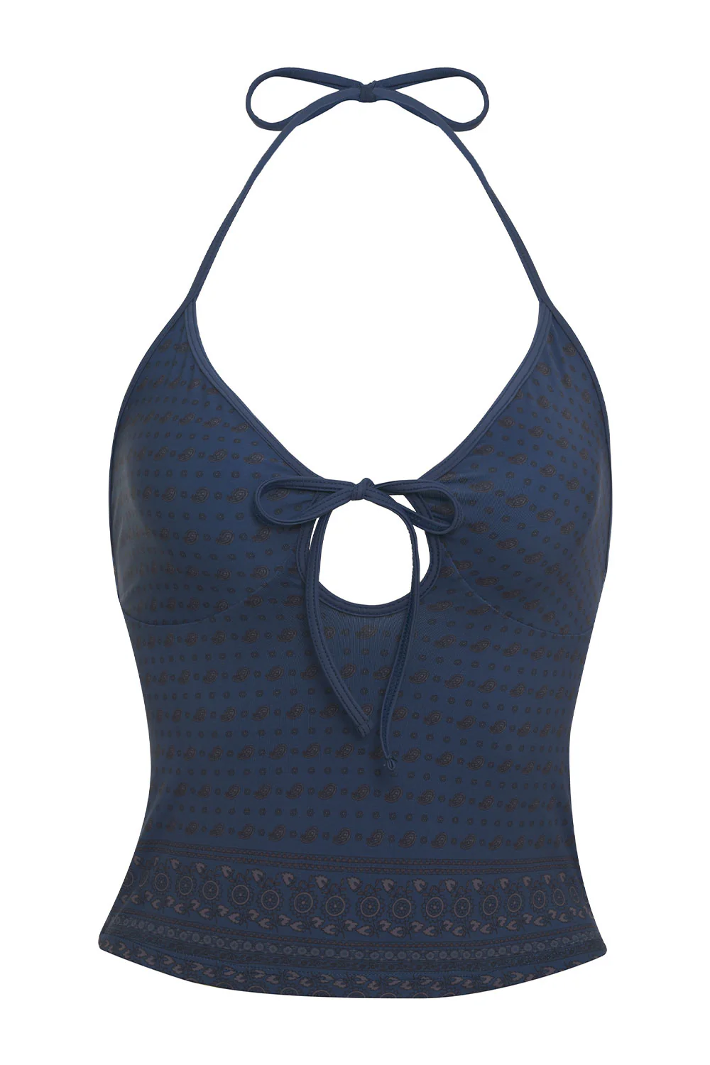 Adriana Halter Tankini Bikini Top - Indigo Dusk - Image 4