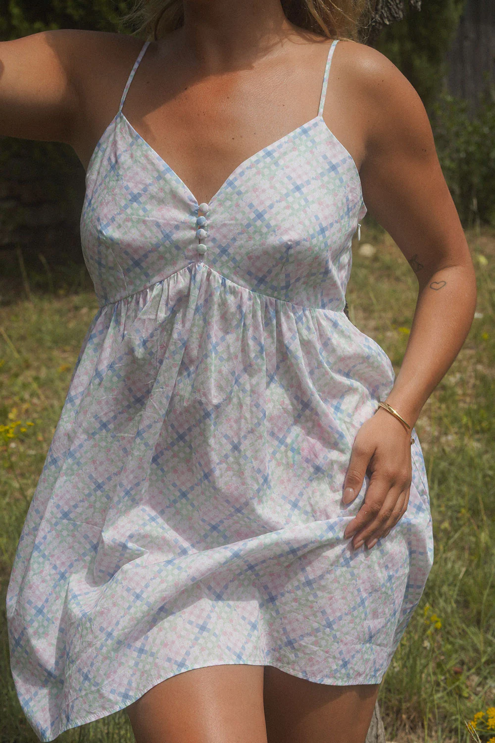 Airy Poplin Mini Dress - Cottage Meadow - Image 7