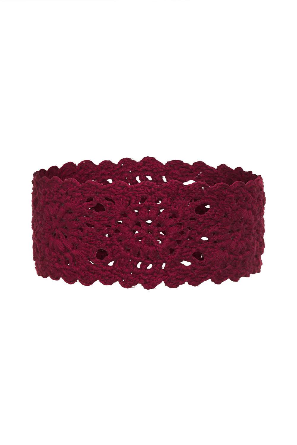 Amore Crochet Headband - Ruby - Image 2