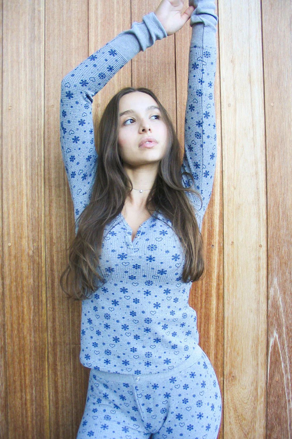 Angel Waffle Long Sleeve Top - Apres Ski - Image 4
