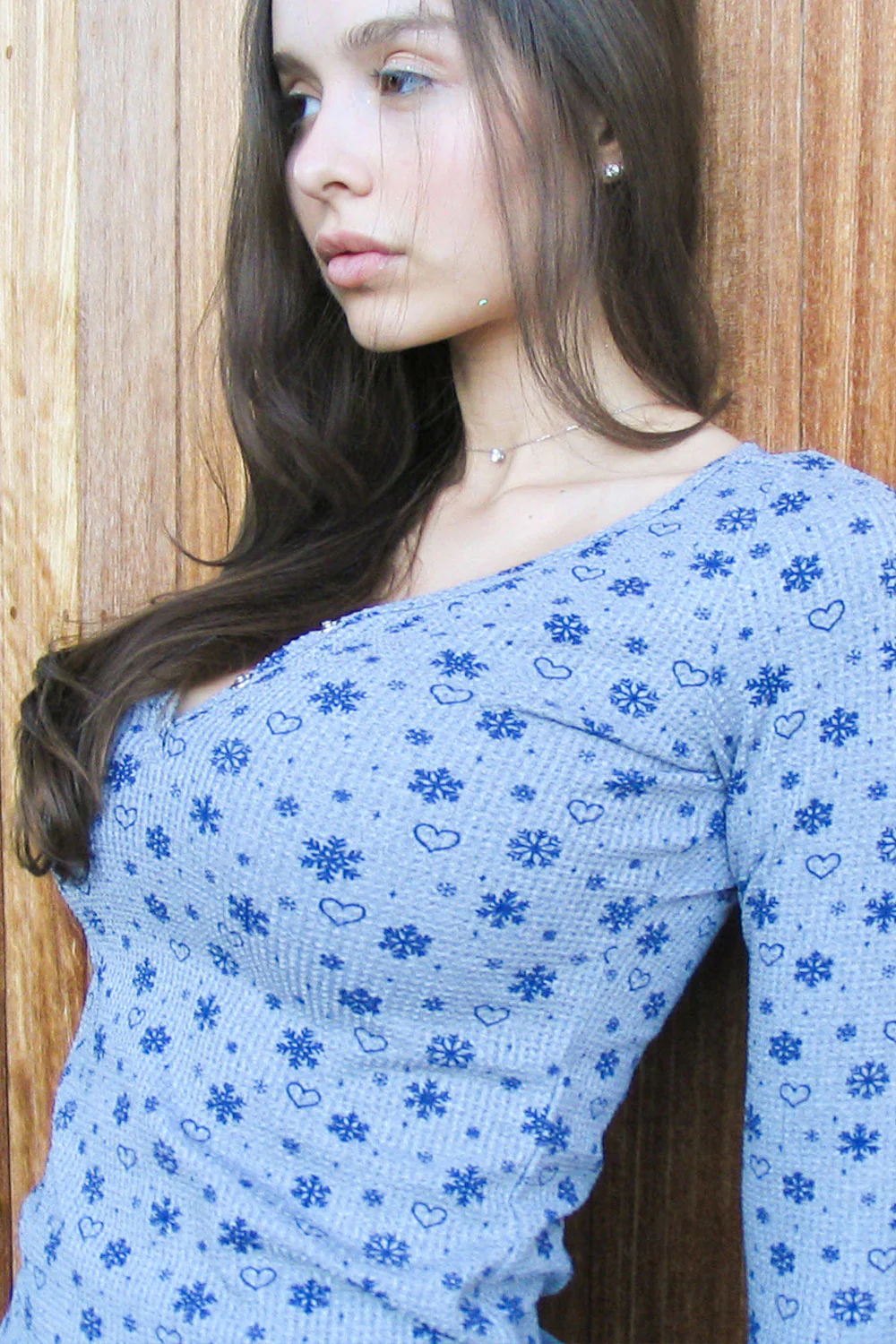 Angel Waffle Long Sleeve Top - Apres Ski - Image 5