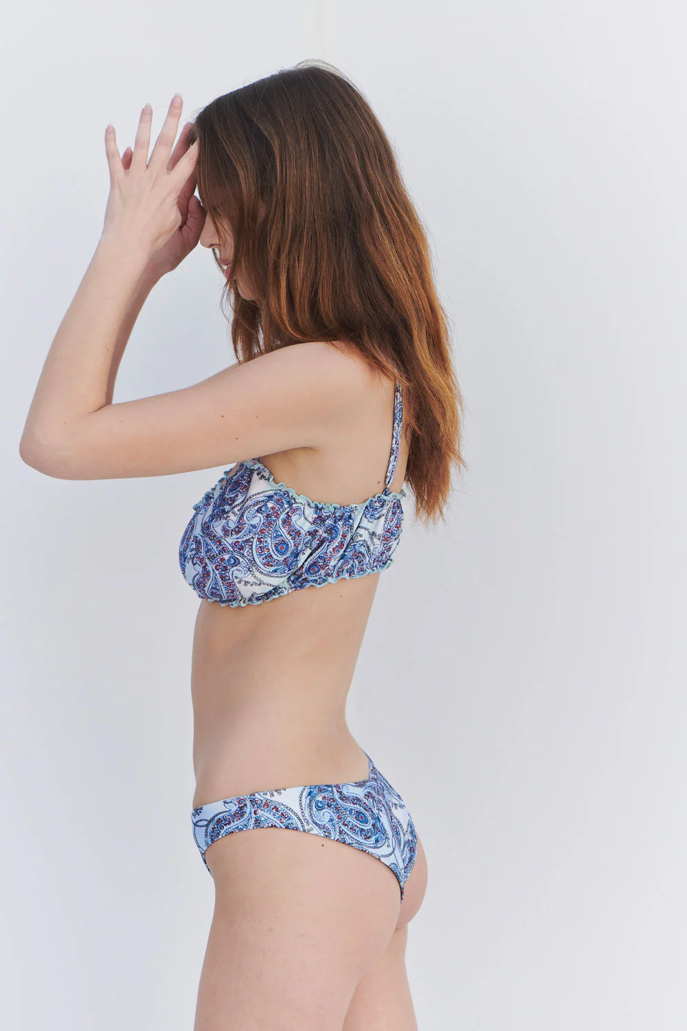 Arabelle Shine Bralette Bikini Top - Paradiso Paisley - Image 3