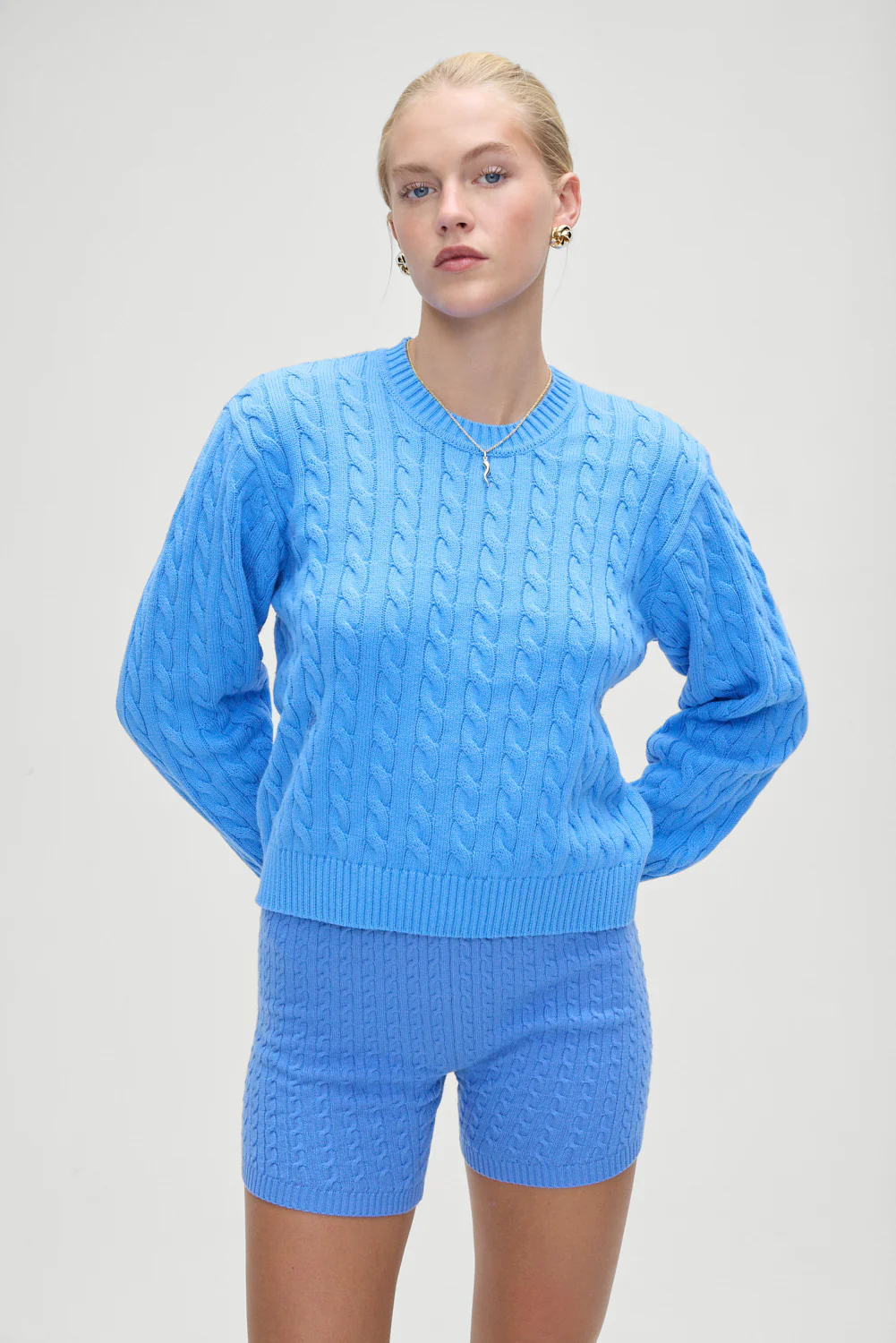 Ariel Knit Shorts - Blue Moon - Image 6