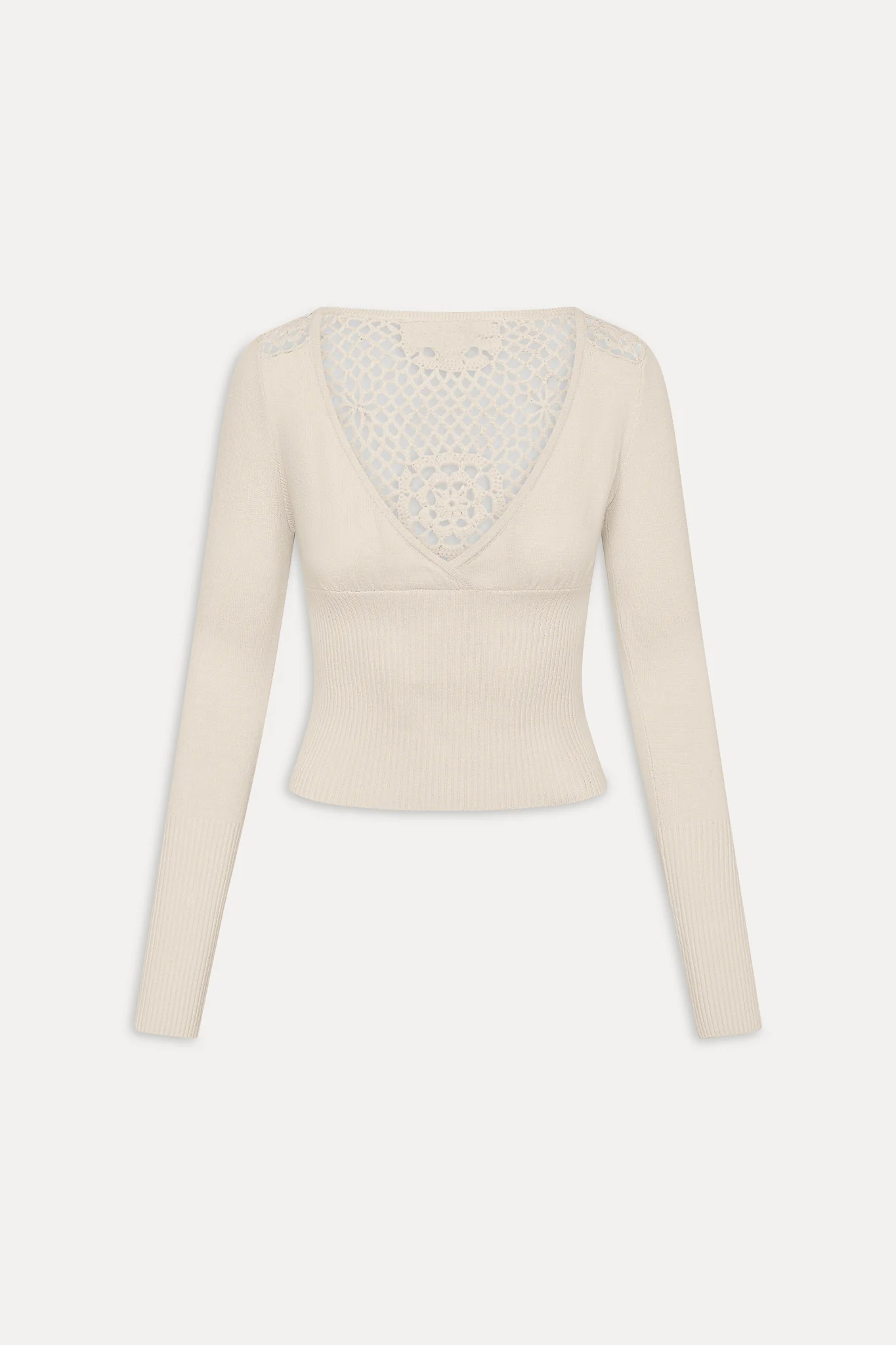 Arlo Crochet Knit Shirt - Bunny - Image 3