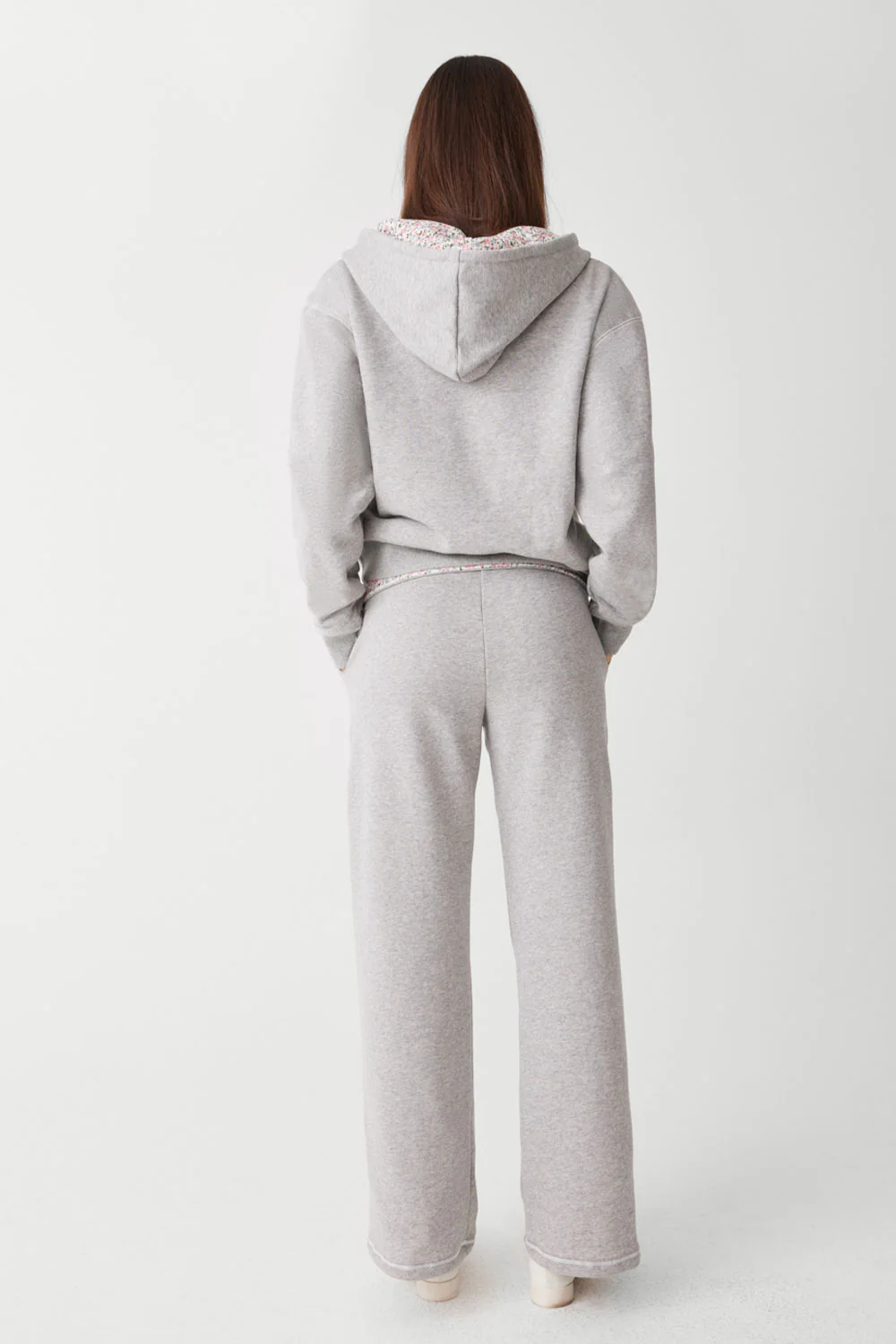 Avalon Sweat Pant - Heather Grey / Baby Blanket - Image 2