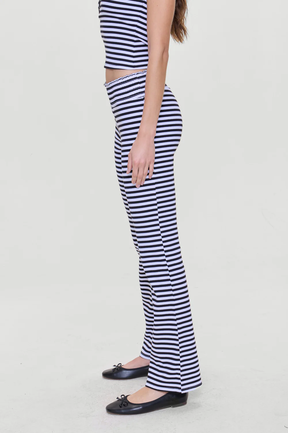Bambi Striped Flare Pants - Silhouette Stripe - Image 6
