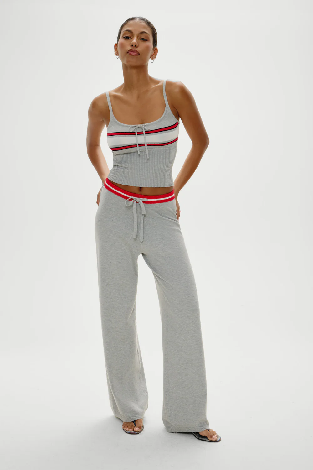Barrymore Knit Pants - Mochi Stripe - Image 5