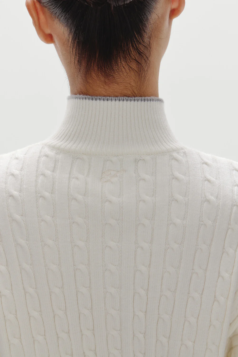 Bea Cloud Knit Zip Up Sweater - Honeymoon - Image 6