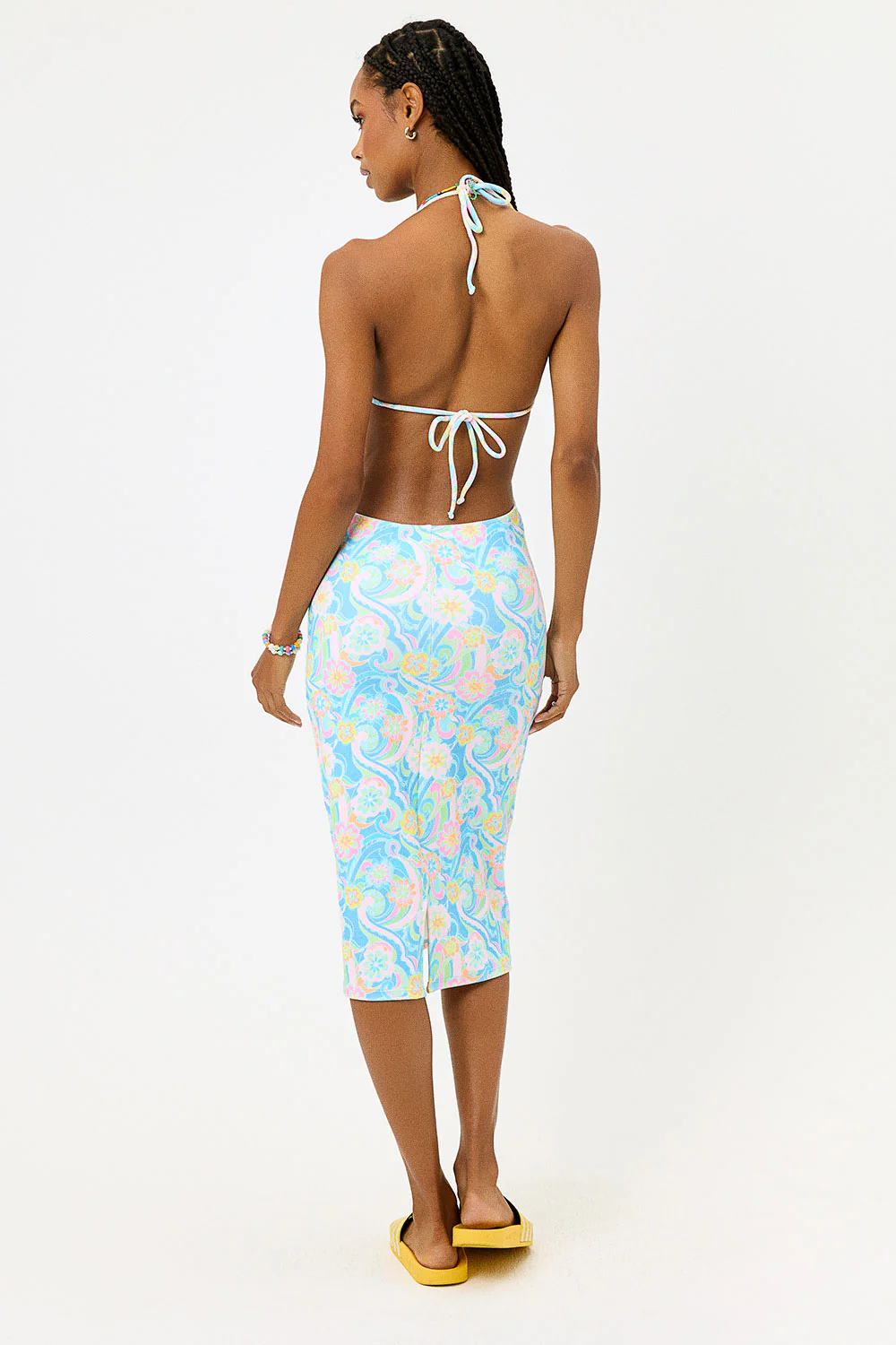 Benatar Terry Halter Dress - Sunshower - Image 4