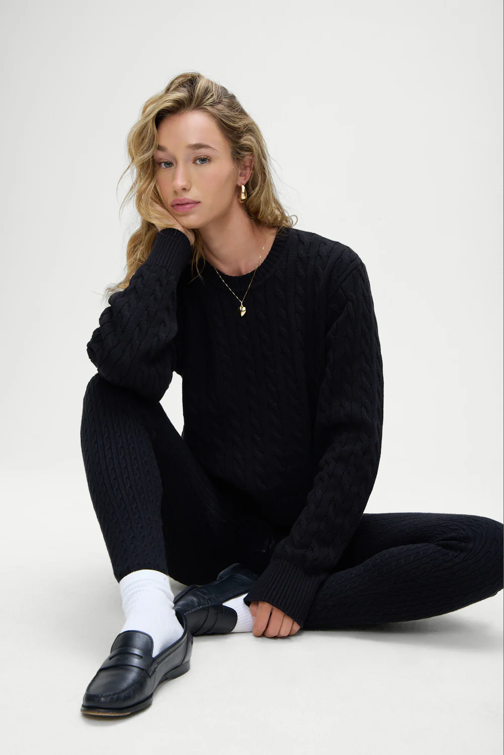 Bodin High Waisted Leggings - Black - Image 4