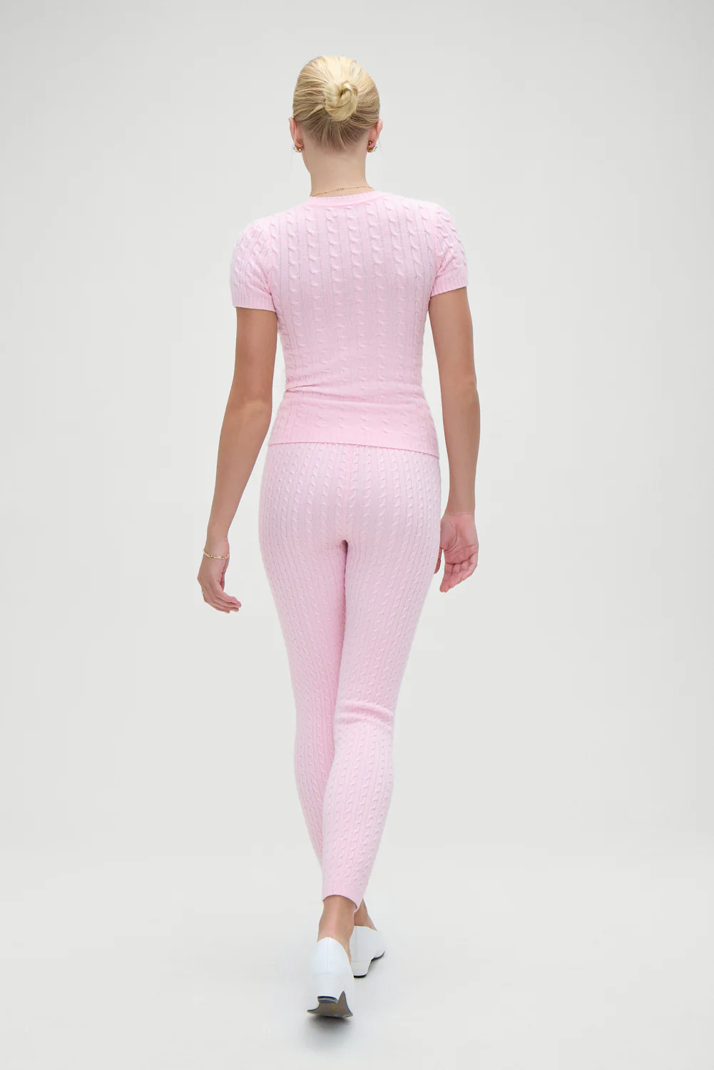 Bodin High Waisted Leggings - Cozy Pink - Image 2