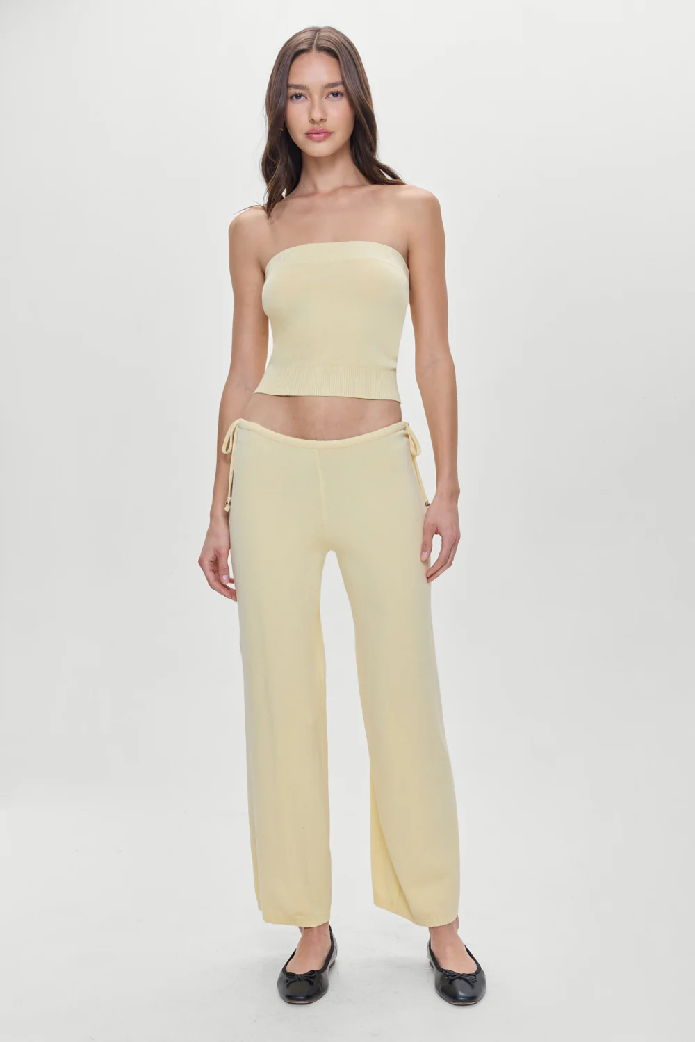 Breeze Low Rise Knit Pants - Buttercup - Image 6