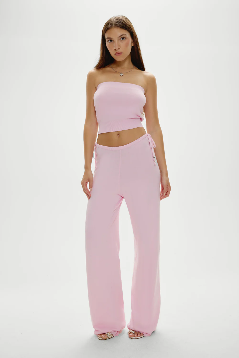 Breeze Low Rise Knit Pants - Strawberries & Cream - Image 6