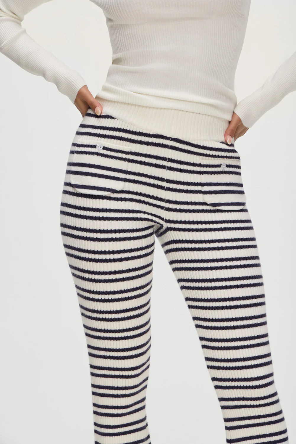 Camden Striped Knit Pants - Starlit Stripe - Image 4