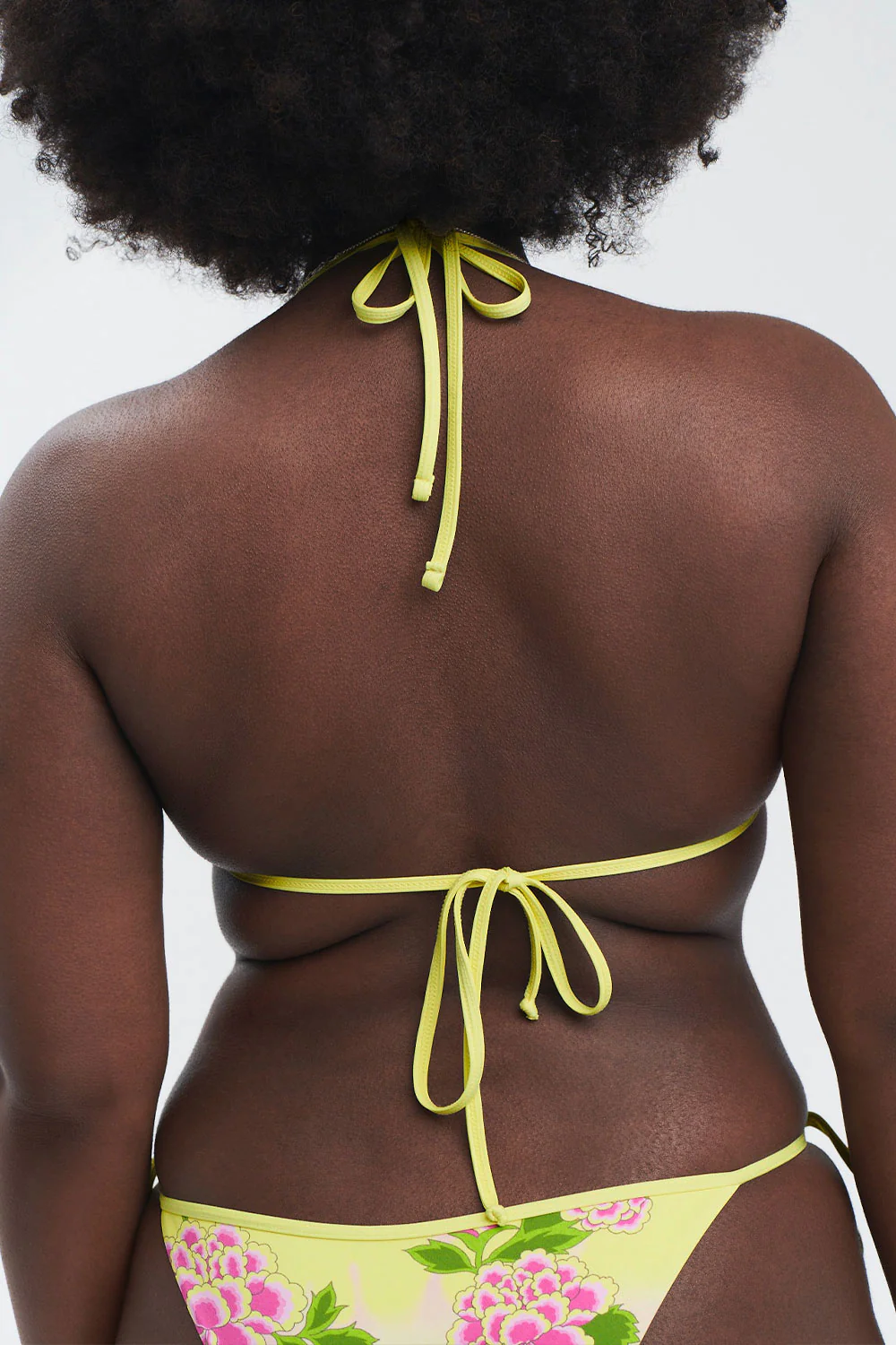 Camilla Floral Triangle Bikini Top - Mojito - Image 7