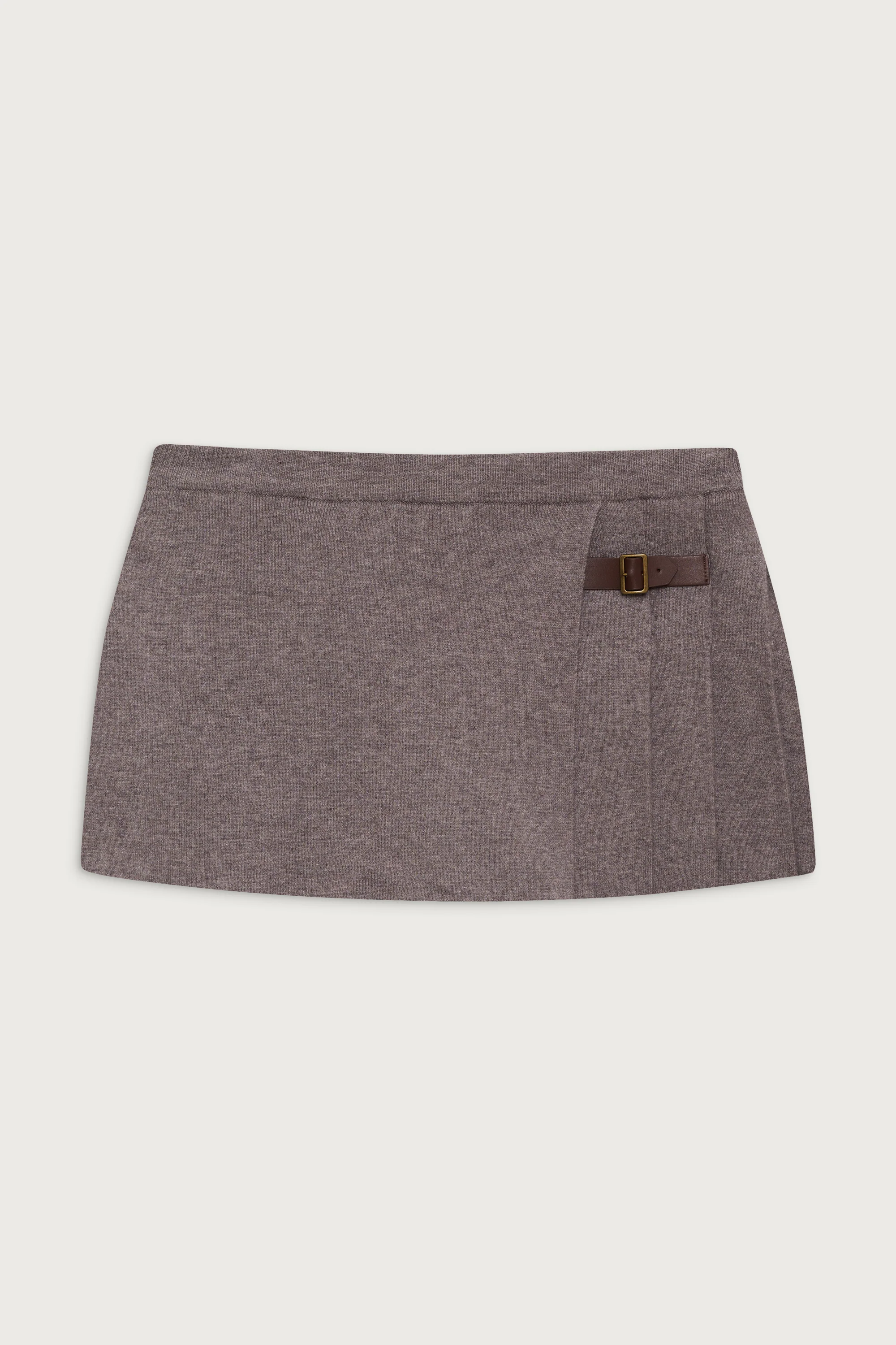 Carver Cloud Knit Pleated Skort - Dark Pearl - Image 3