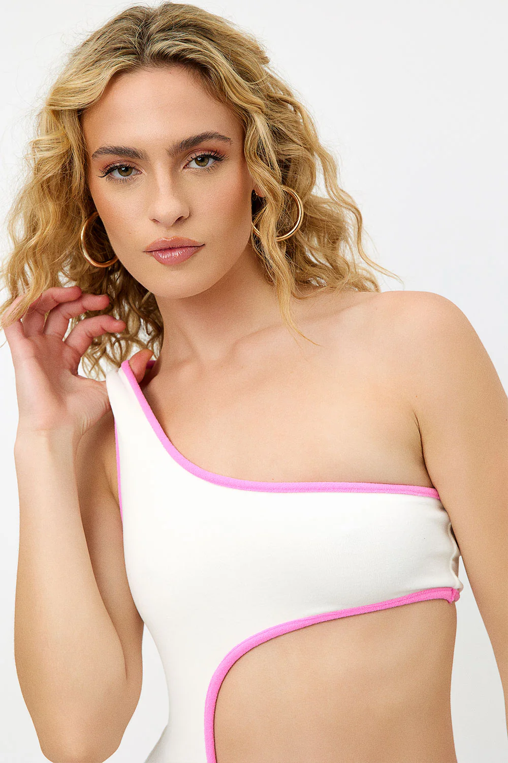 Cash Terry One Piece Swimsuit - Strawberry Shortcake - Image 3