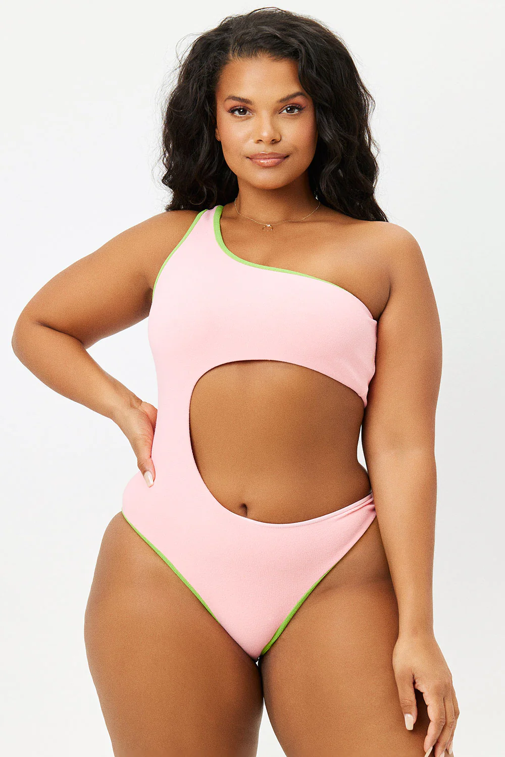 Cash Terry One Piece Swimsuit - Summer Melon - Image 2