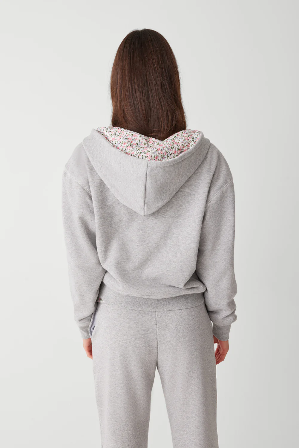 Casper Zip Up Hoodie - Heather Grey / Baby Blanket - Image 2