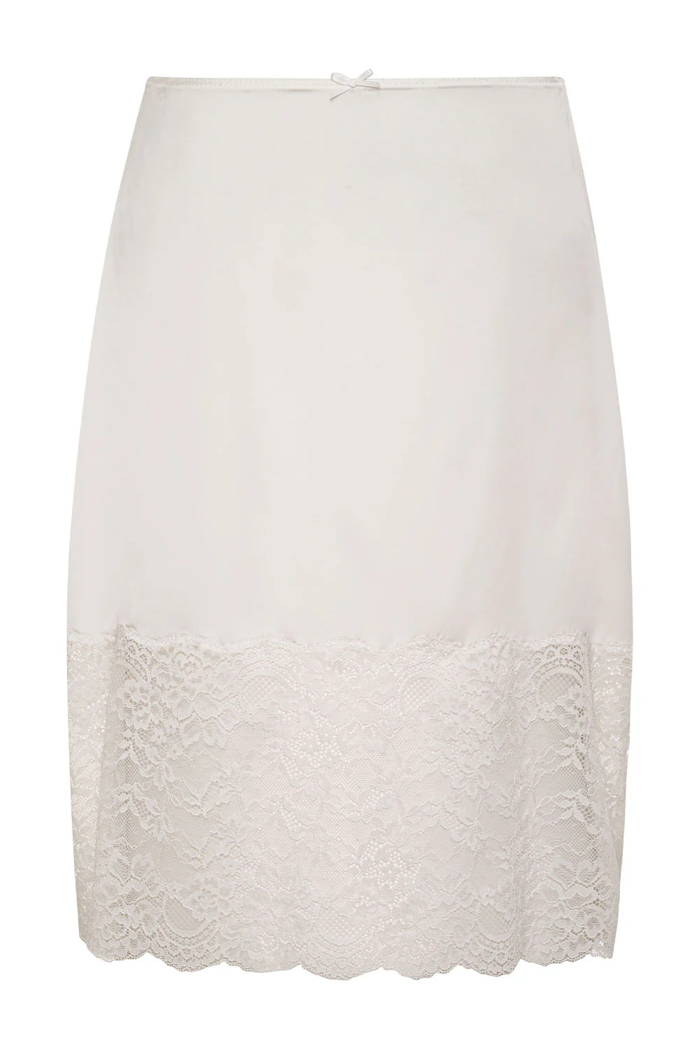 Chamomile Satin Midi Skirt - White - Image 6