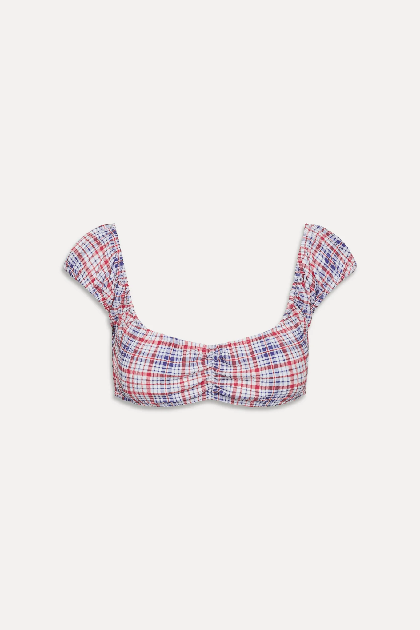 Charlotte Bikini Top - Americana Plaid - Image 3