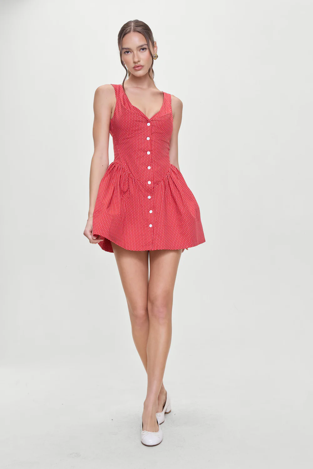 Charlotte Corset Mini Dress - Ladybug - Image 6