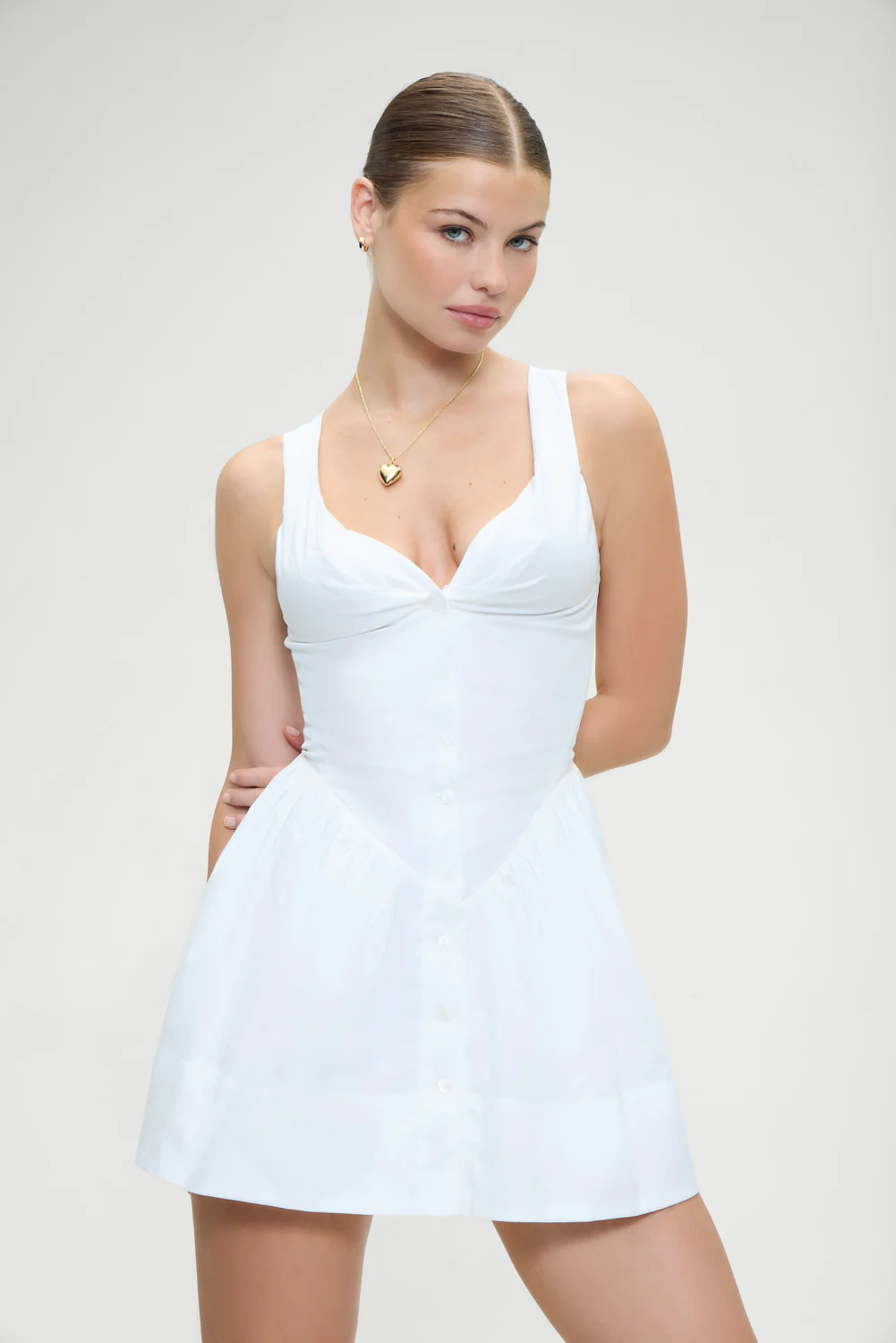 Charlotte Corset  Mini Dress - White - Image 6