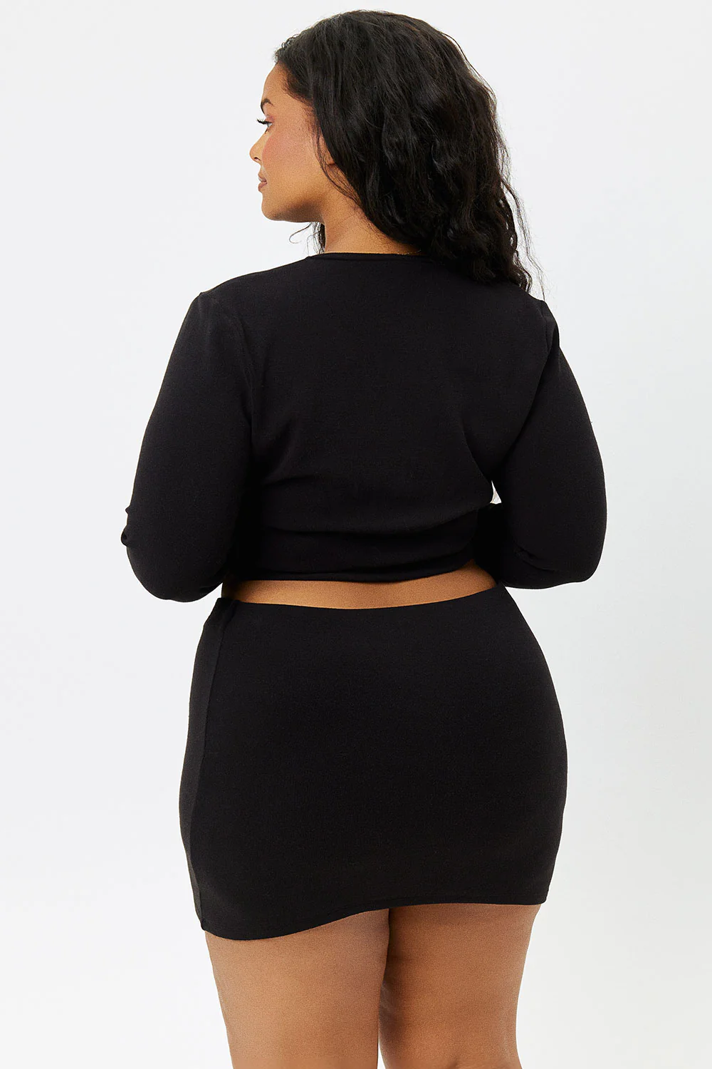 Cheri Terry Cardigan Sweater - Black - Image 4