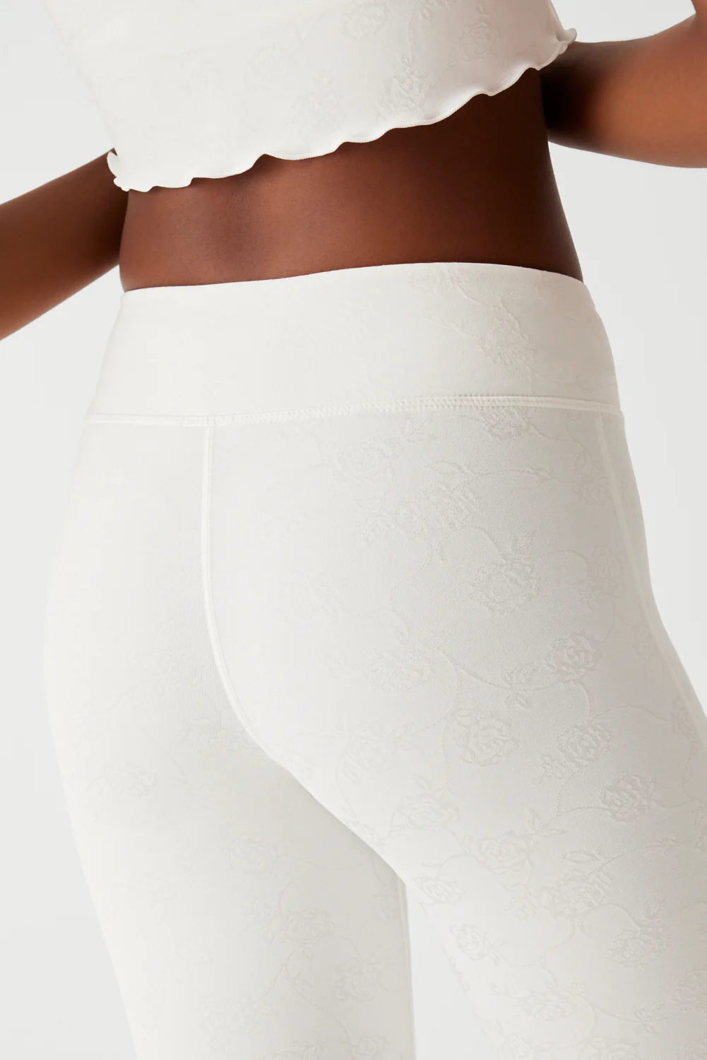 Clementine Low Waist Flare Legging - Moon Flower - Image 3