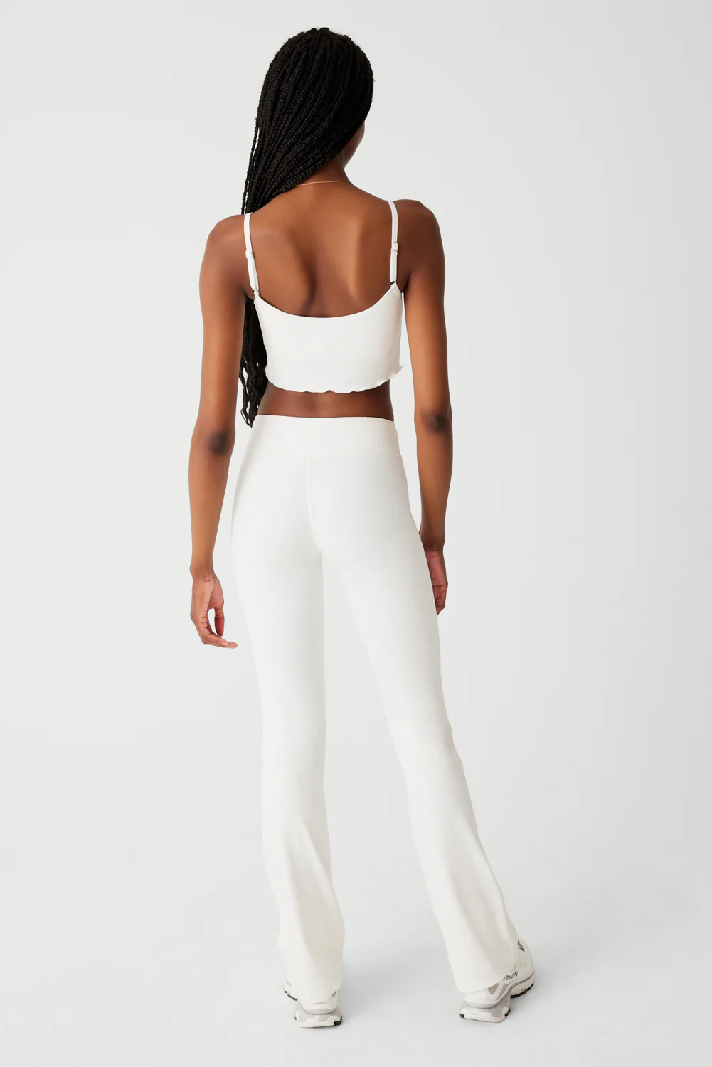 Clementine Low Waist Flare Legging - Moon Flower - Image 4