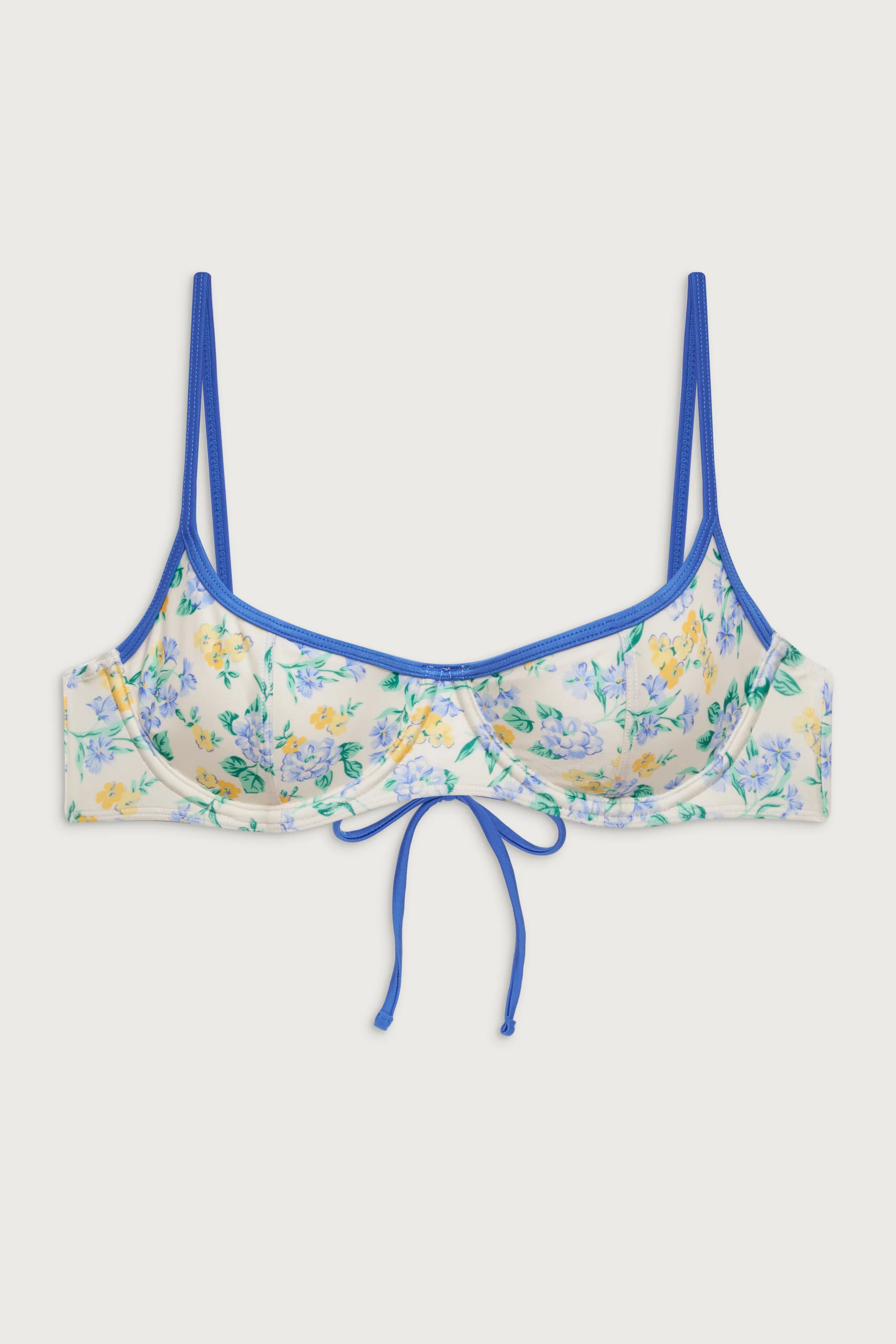 Cola Shine Underwire Bikini Top - Coastal Floral - Image 3