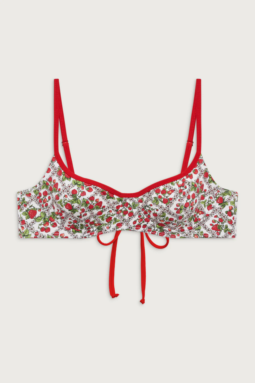 Cola Underwire Balconette Bikini Top - Berry in Love - Image 3