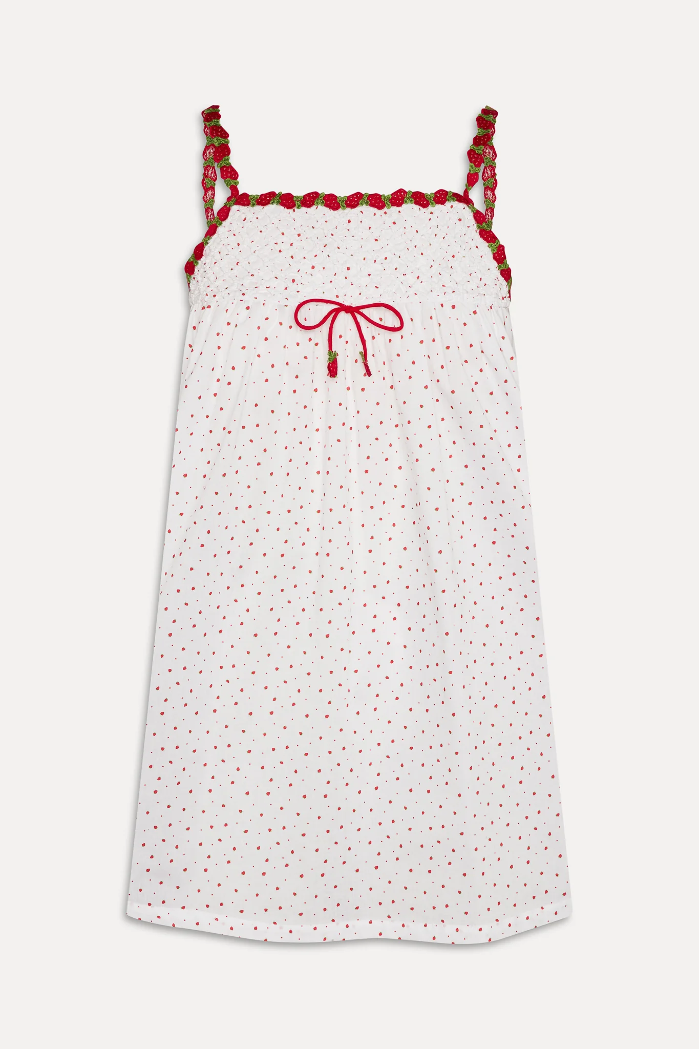 Coppola Cotton Babydoll Dress - Tiny Berry - Image 3