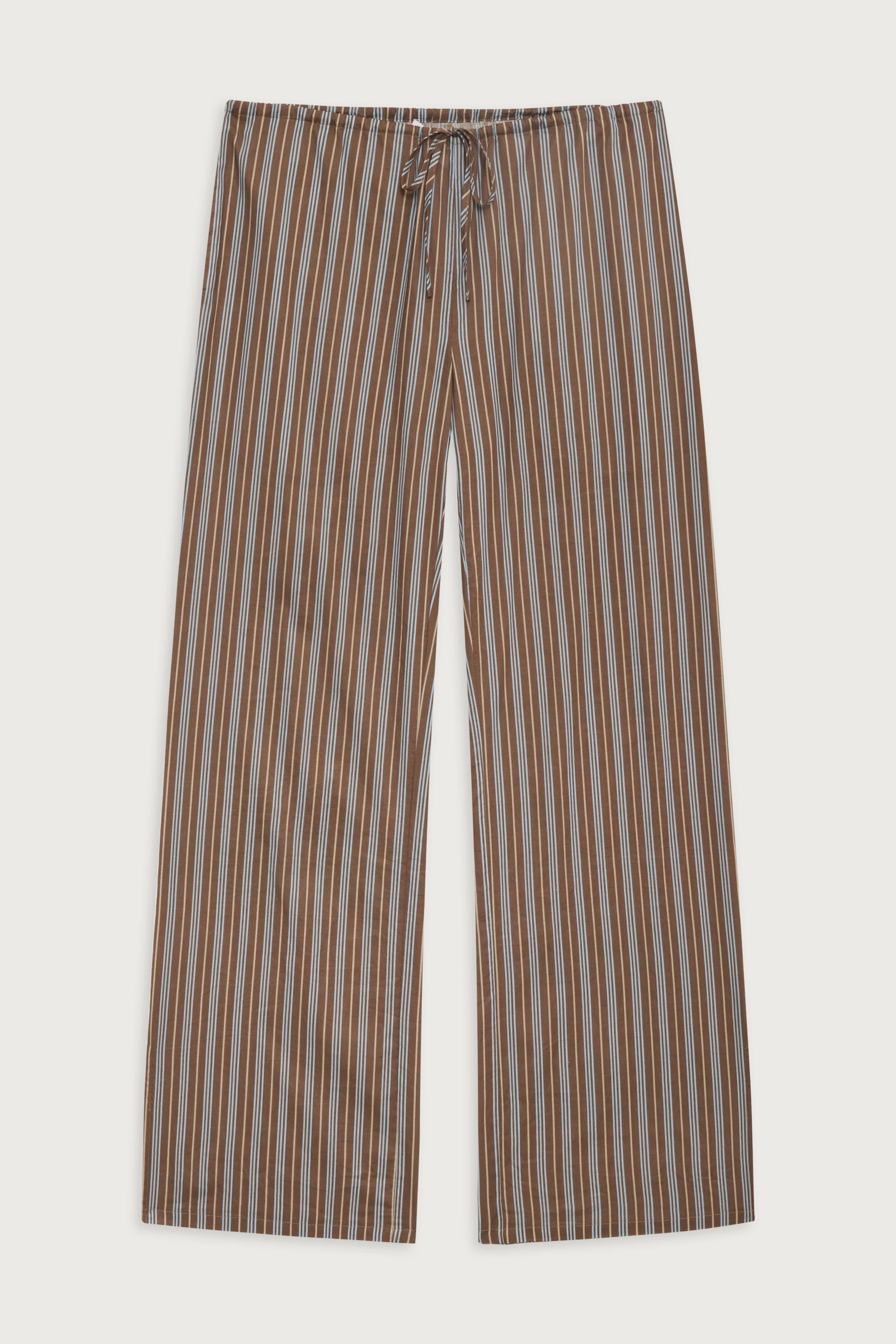 Daisy Striped Low Rise Pant - Ocean Stone - Image 3