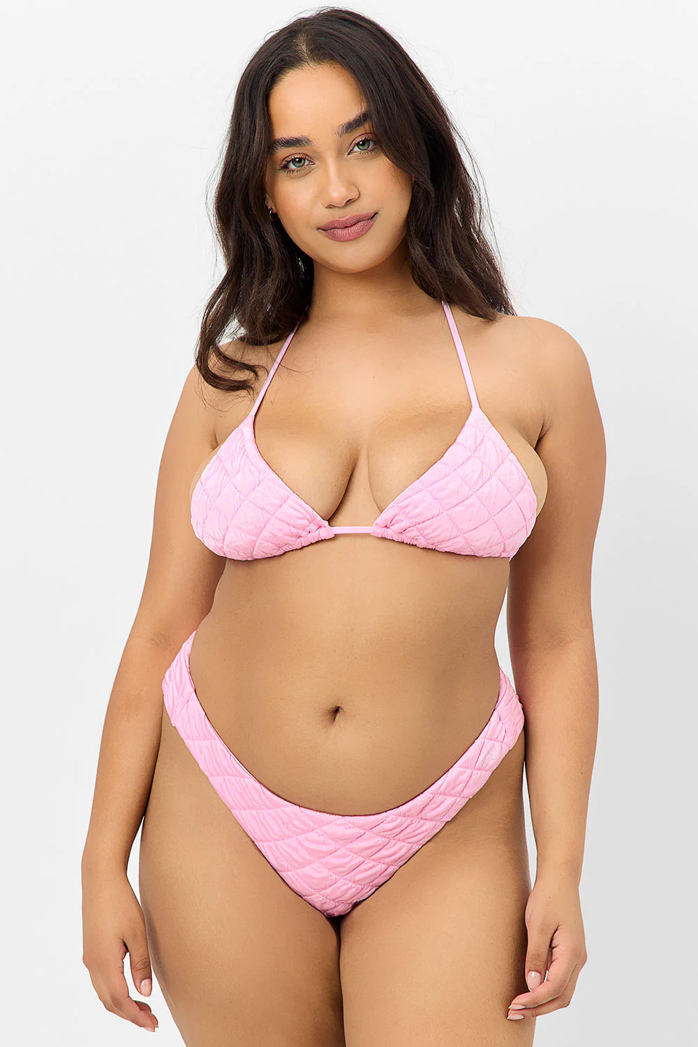 Dawson Cheeky Bikini Bottom - Baby Pink - Image 3