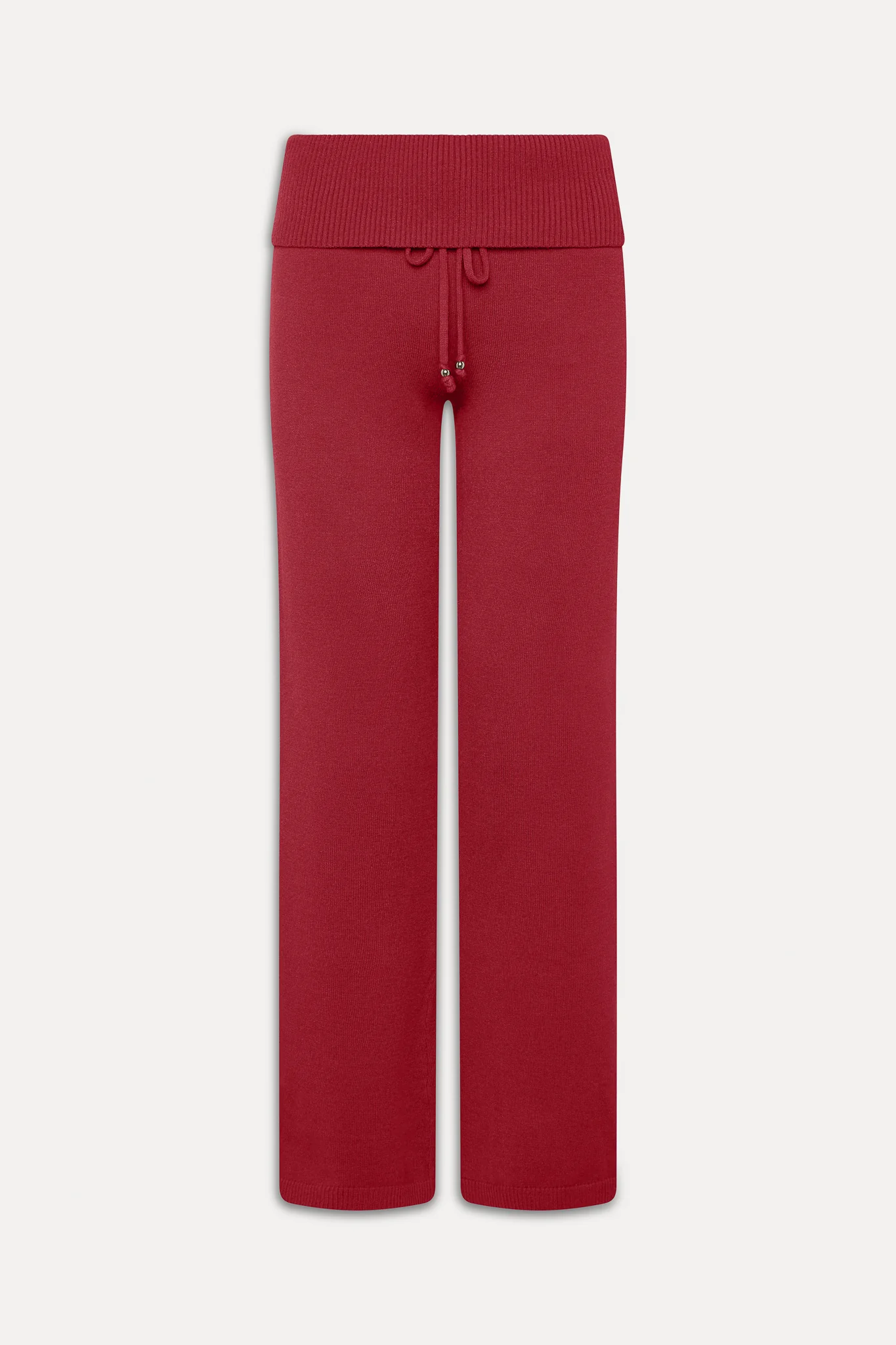 Dawson Knit Fold Over Pants - Rosewood - Image 3