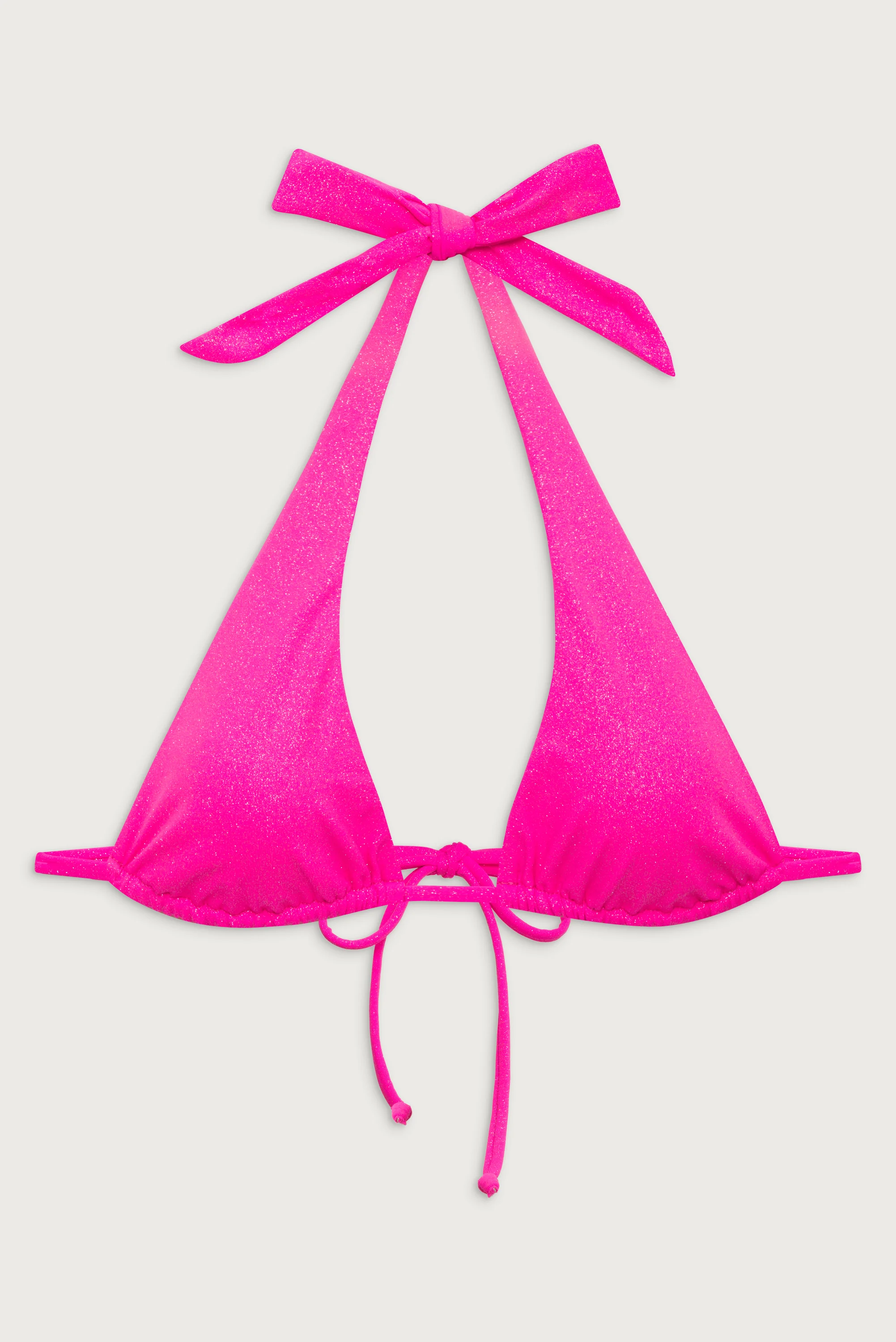Diana Glitter Halter Bikini Top - Cosmos - Image 3