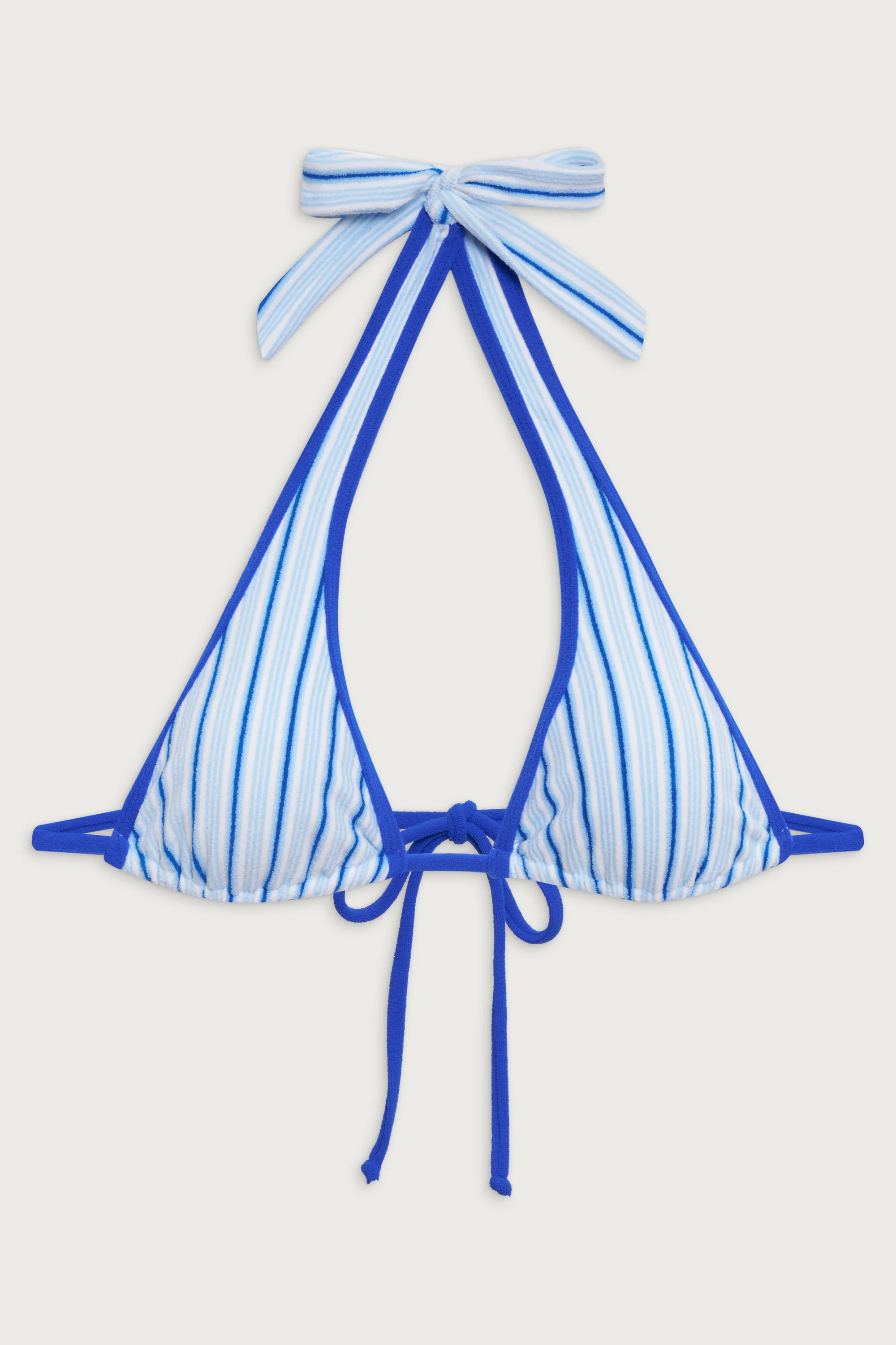 Diana Halter Bikini Top - Seaside Stripe - Image 3
