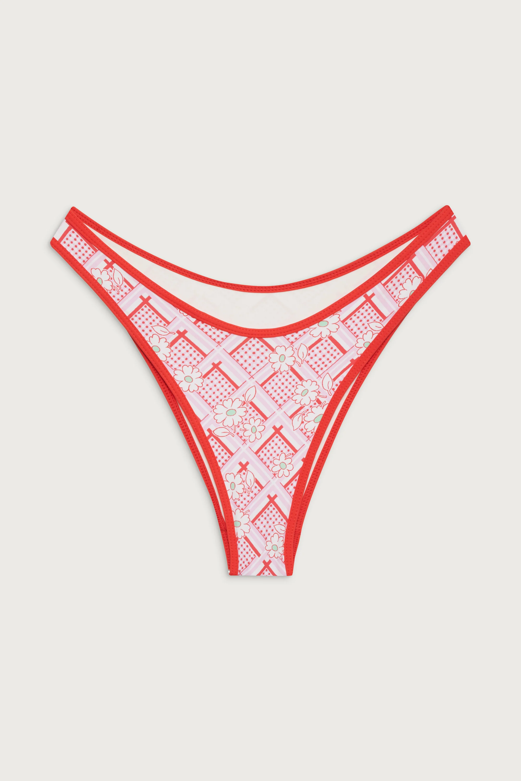 Dove Classic Floral Bikini Bottom - Red Rover - Image 3