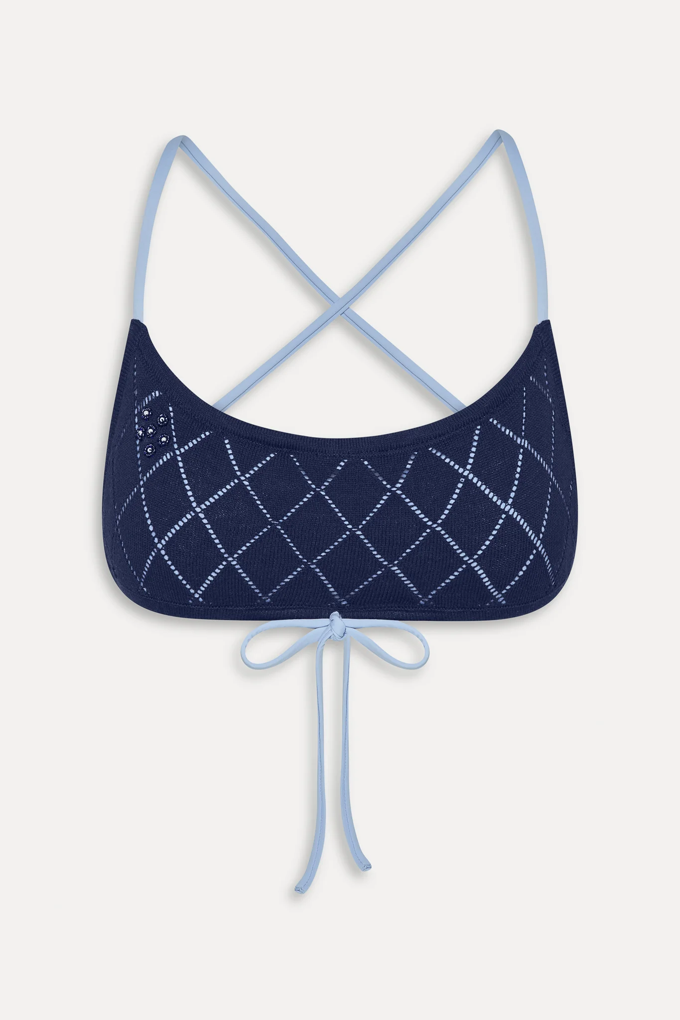 Dreamy Skimpy Bikini Top - Diamond Stitch - Image 3