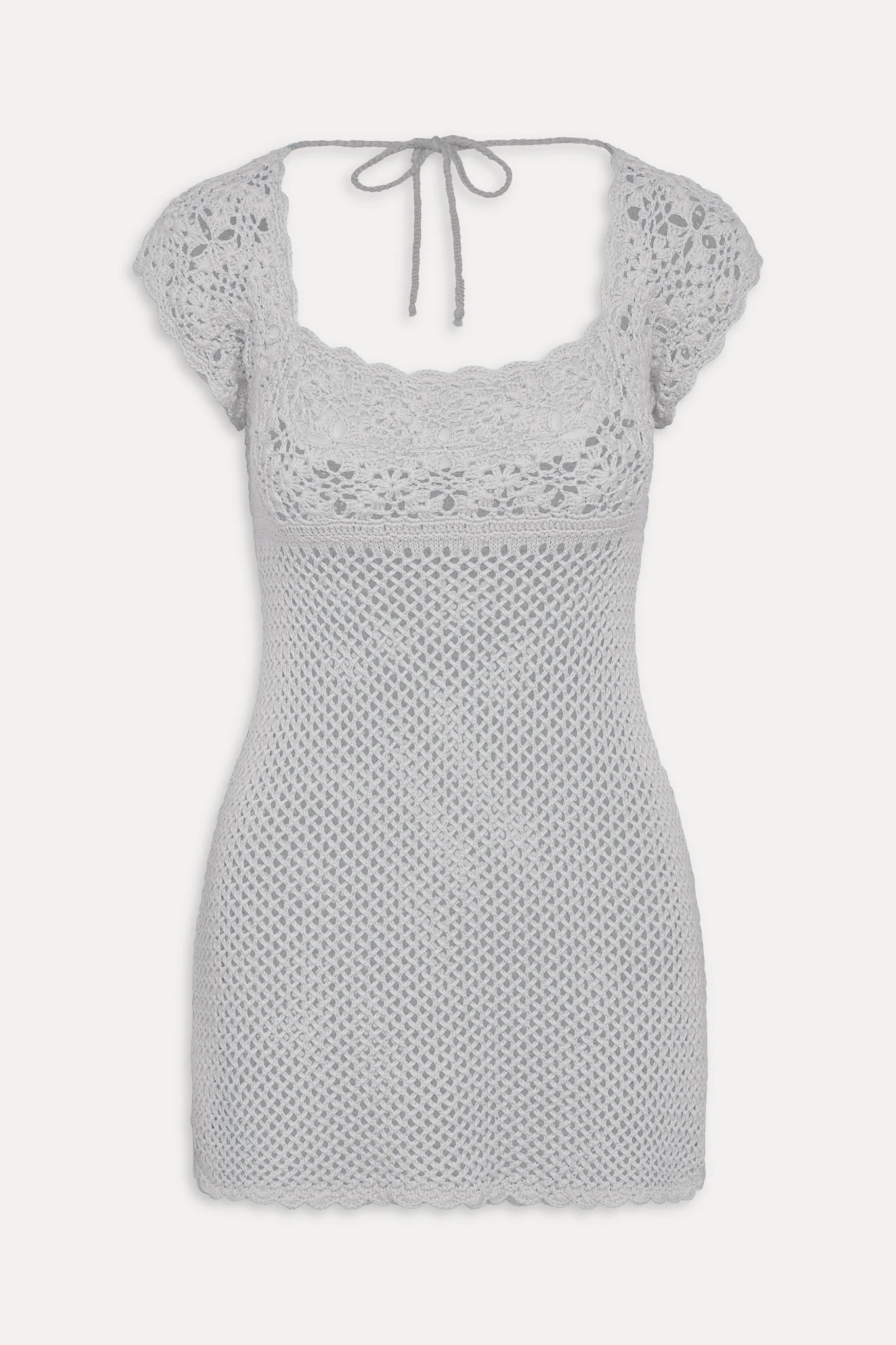 Eloise Crochet Mini Dress - Angel's Meadow - Image 3