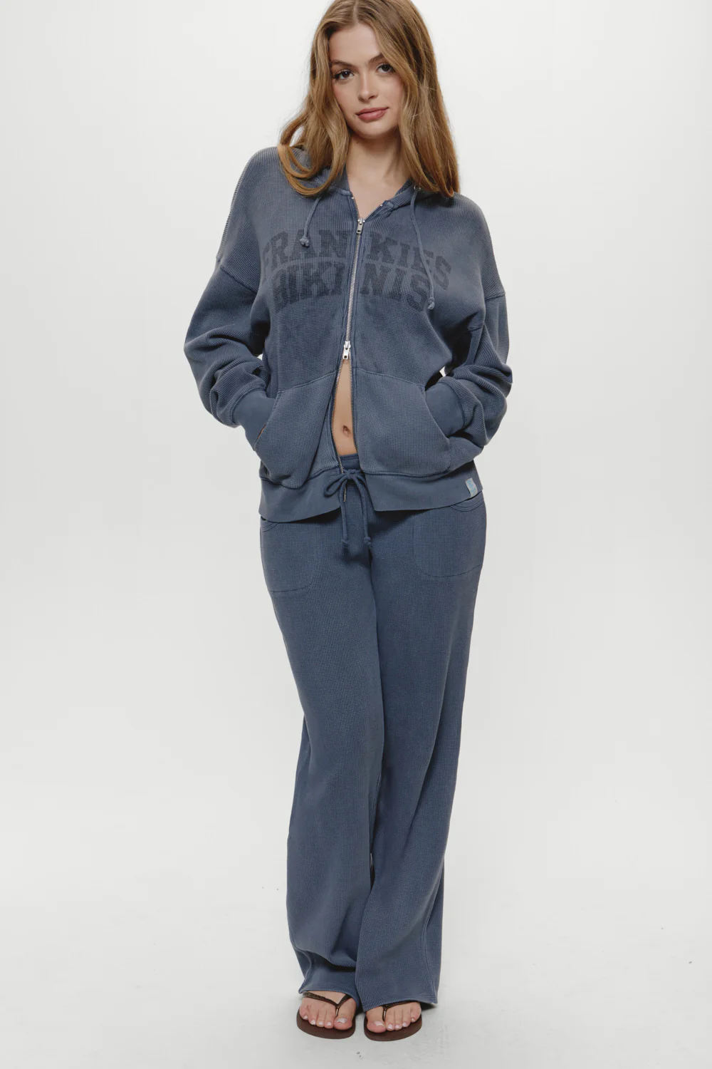 Emma Thermal Pant - Shadow Blue - Image 2