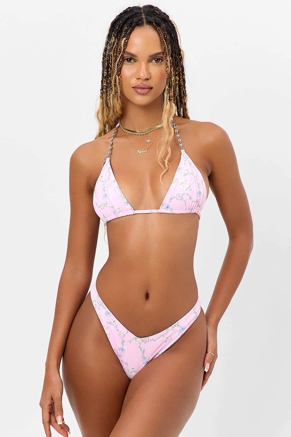Enzo Floral Cheeky Bikini Bottom - Fairytale - Image 4