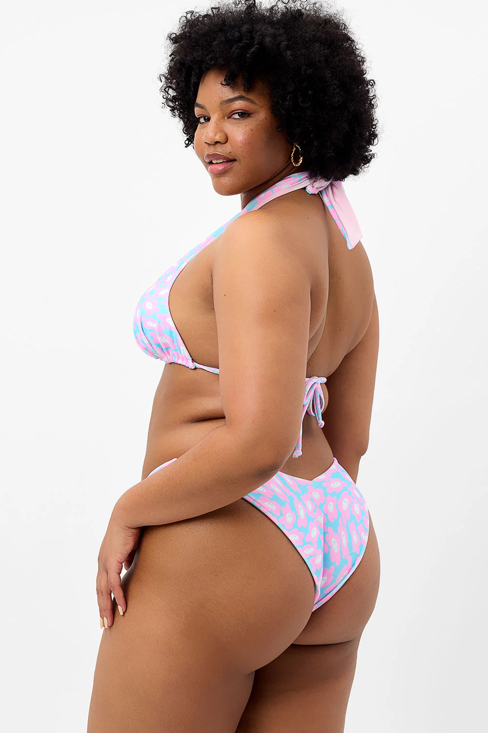 Enzo Terry Cheeky Bikini Bottom - Daisy Dream - Image 2