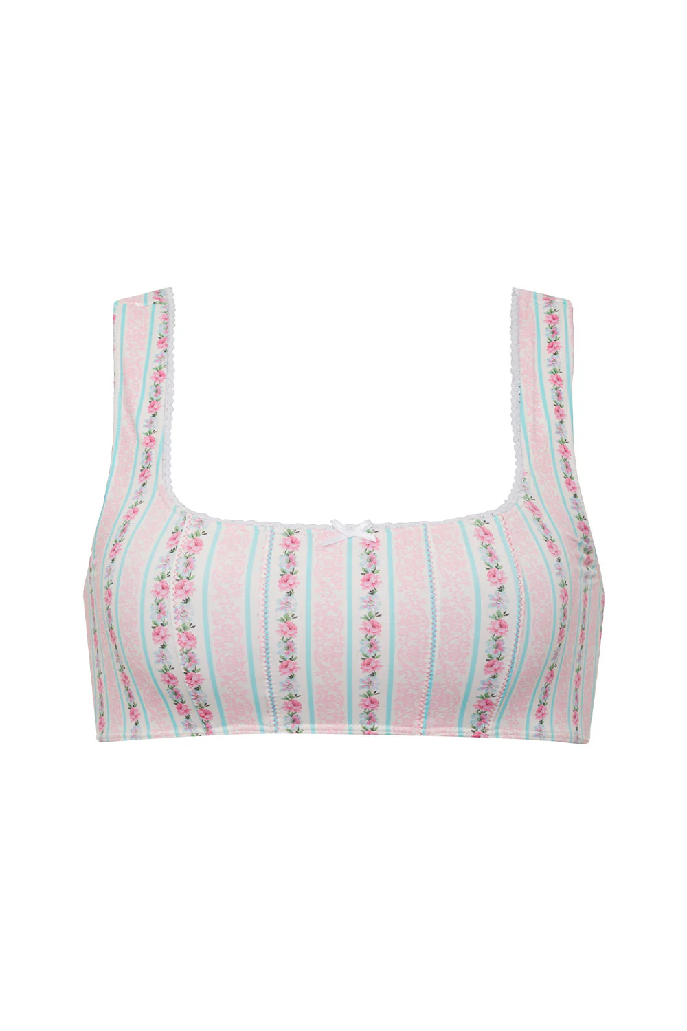 Etta Floral Bralette Bikini Top - French Holiday - Image 6