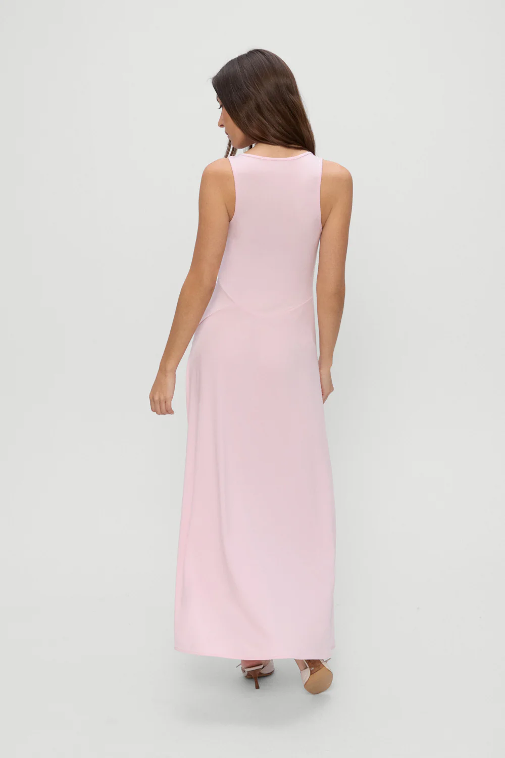 Eva Embroidered Maxi Dress - Ballerina - Image 4