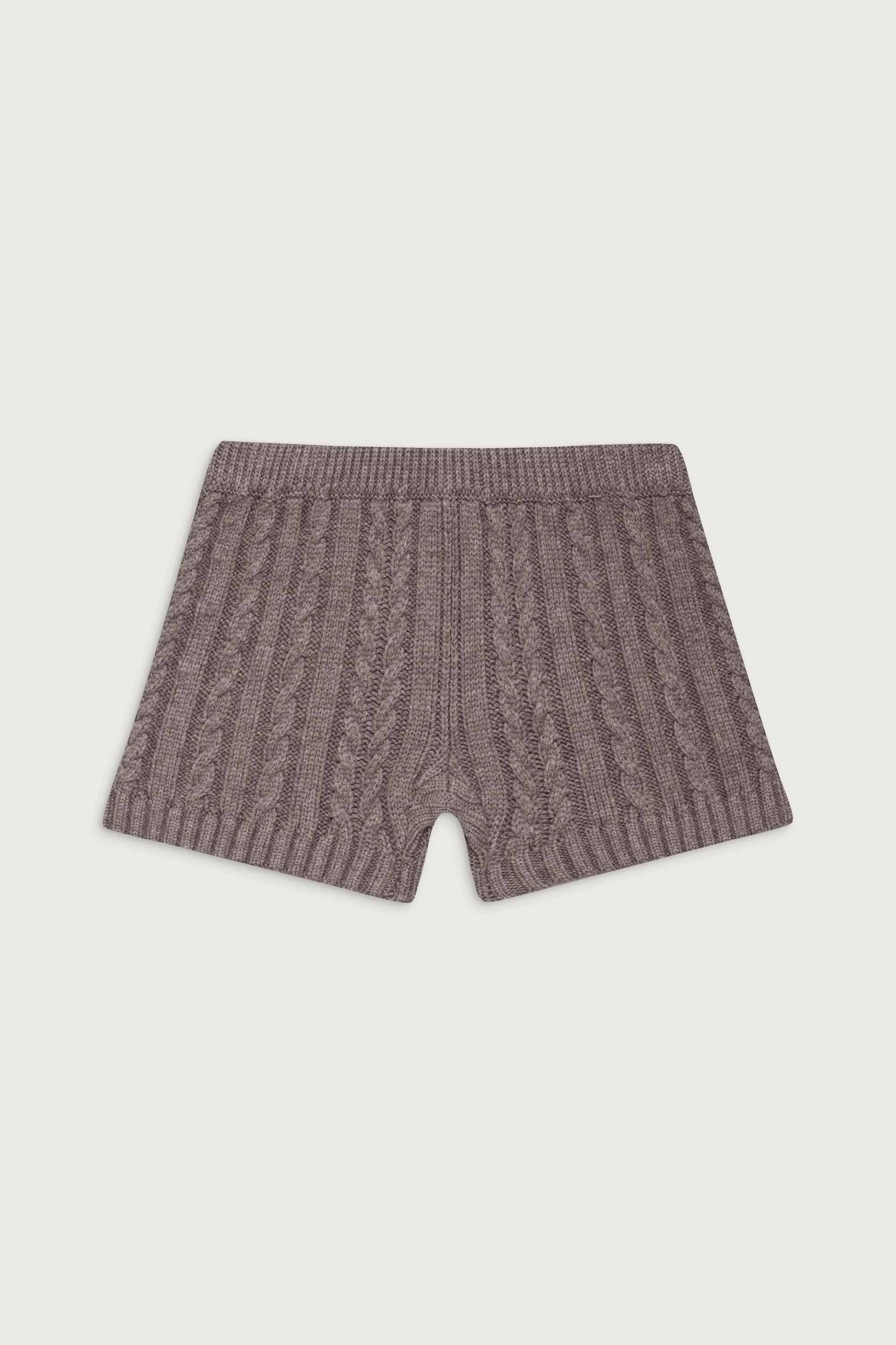 Evermore Cable Cloud Knit Micro Short - Dark Pearl - Image 3