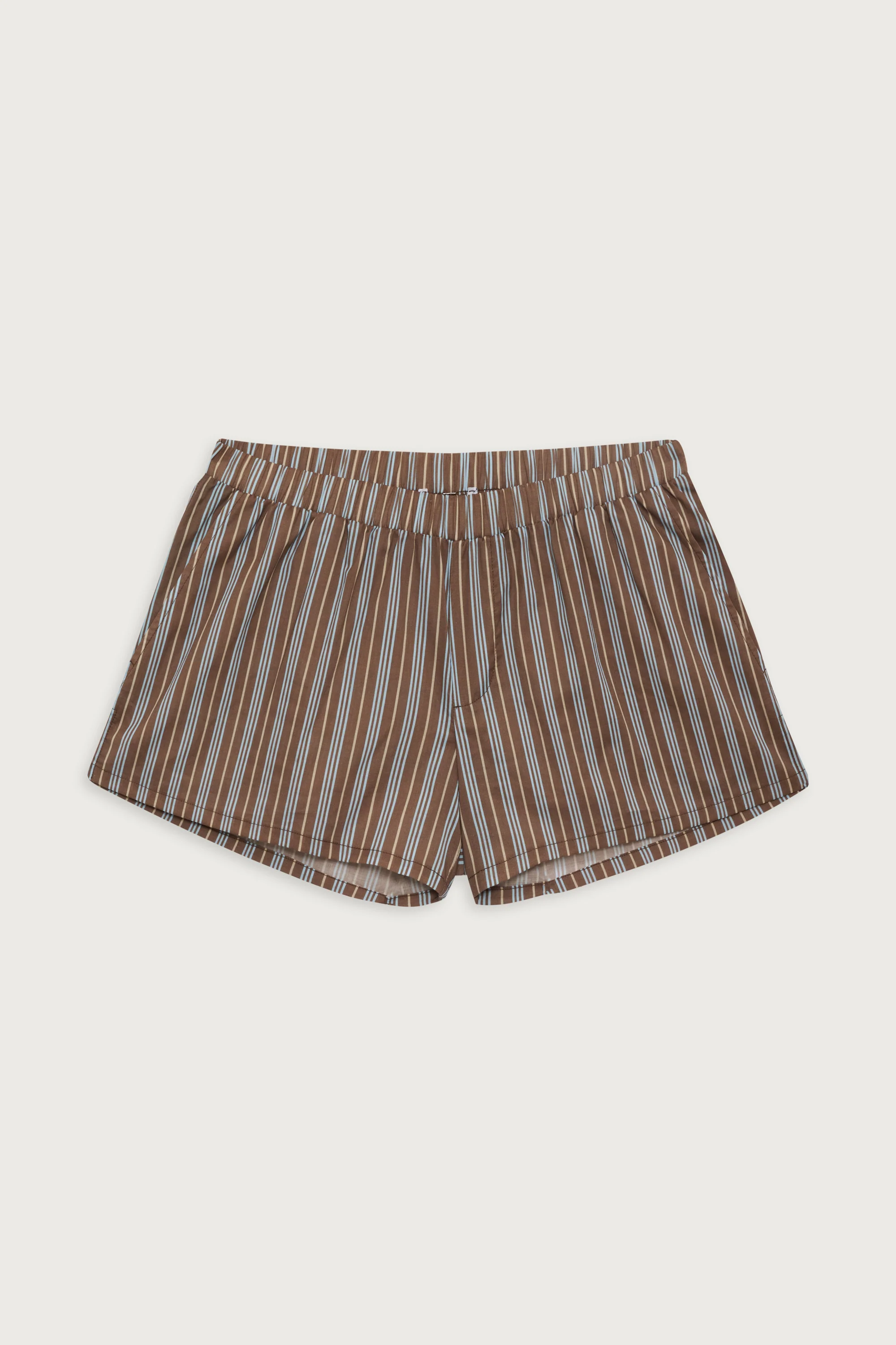 Farmhouse Striped Mini Short - Ocean Stone - Image 3