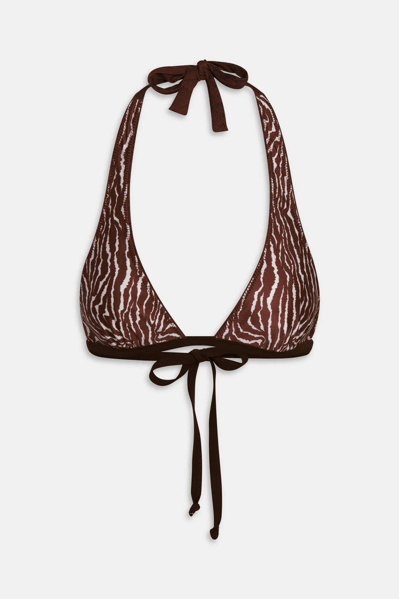 x Réalisation Par Frank Reversible Bikini Top - Python/Animal - Image 3