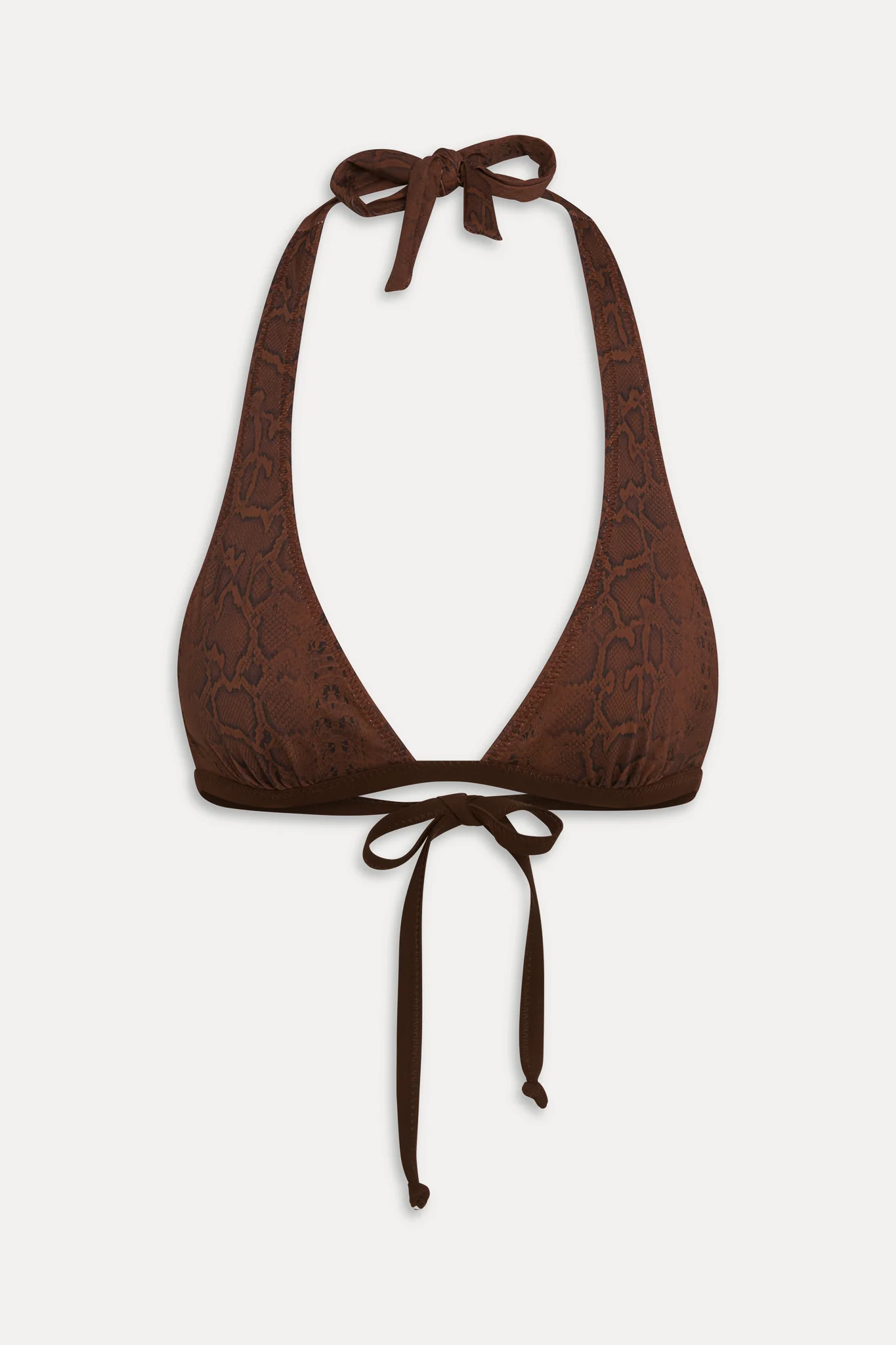 x Réalisation Par Frank Reversible Bikini Top - Python/Animal - Image 4